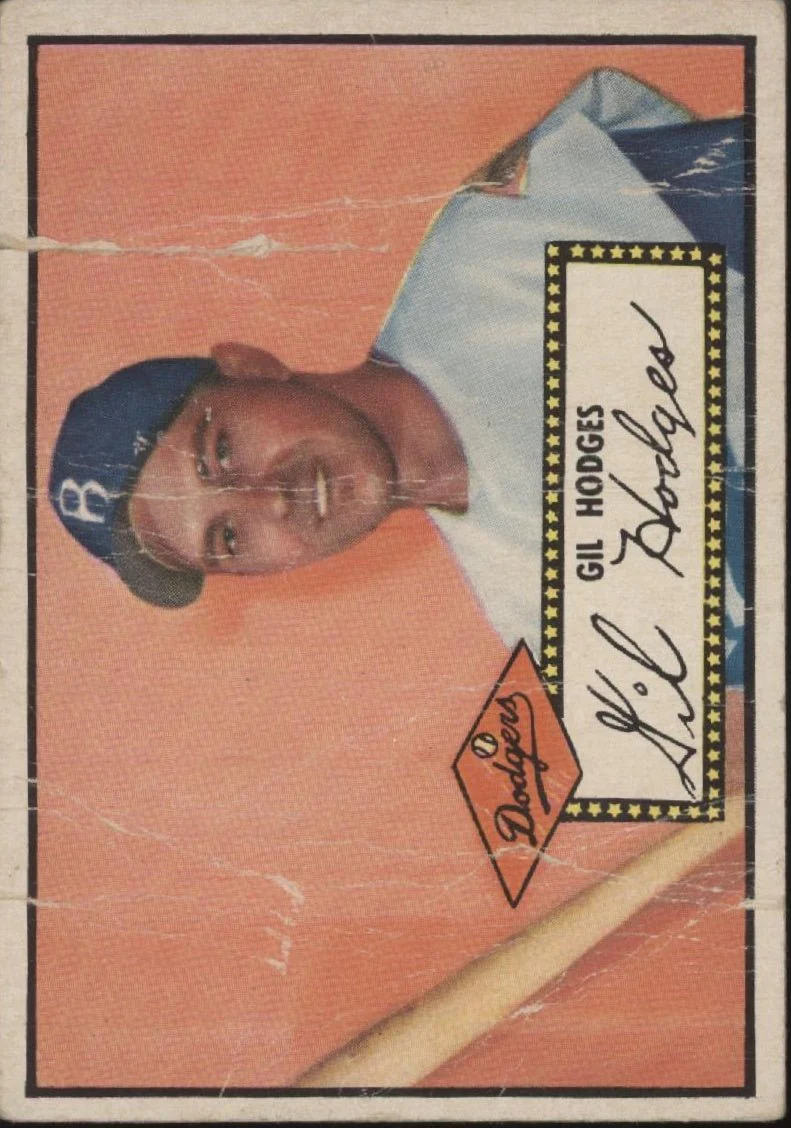 Gil Hodges 1952 Topps #36 Brooklyn Dodgers PR