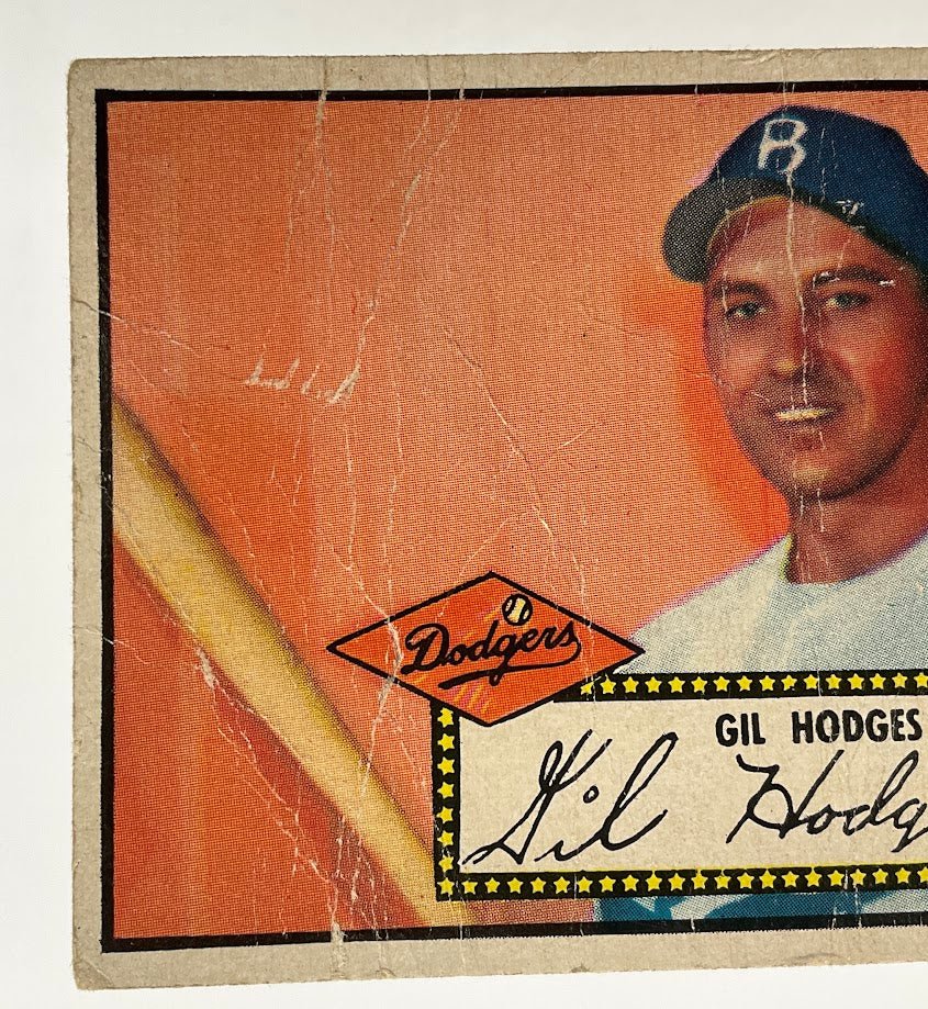 Gil Hodges 1952 Topps #36 Brooklyn Dodgers PR