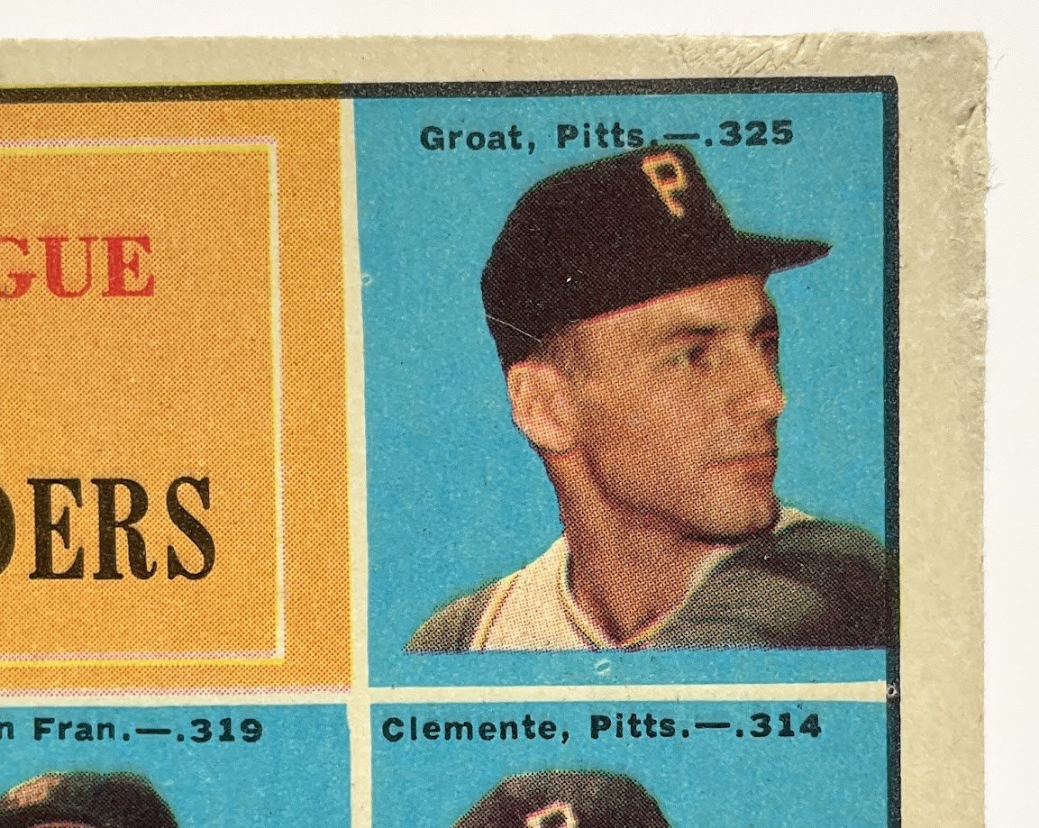 Groat / Larker / Mays / Clemente 1961 Topps Batting Leaders #41 VG-EX