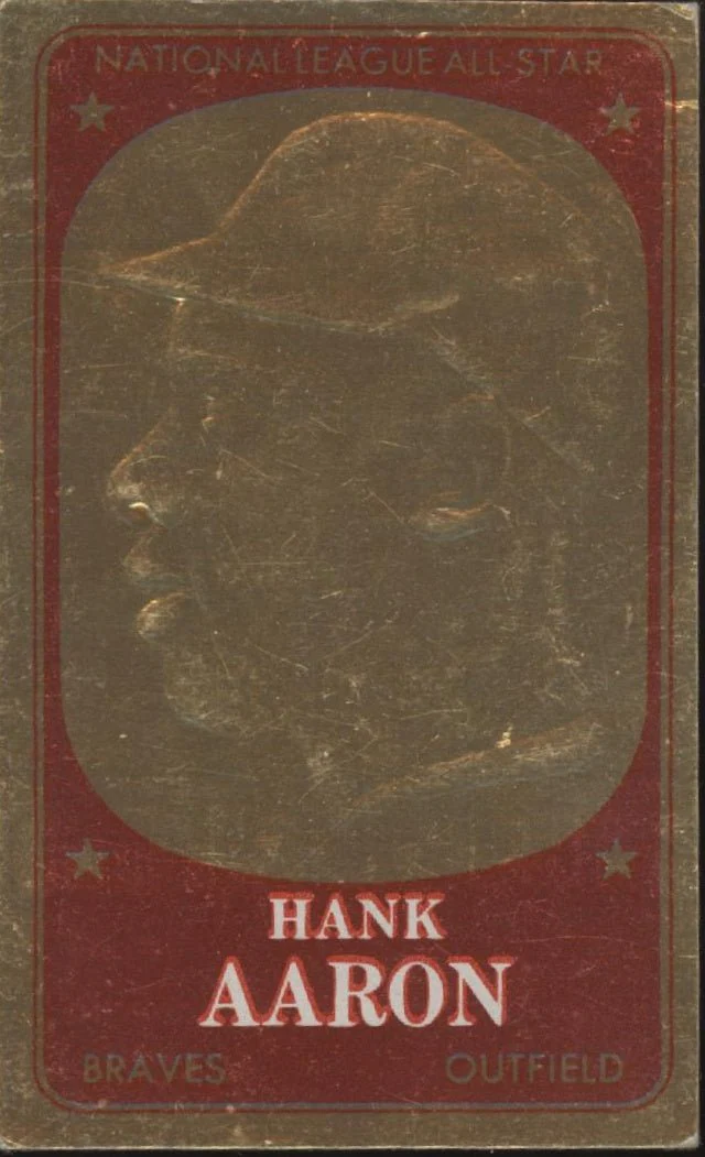 Hank Aaron 1965 Topps Embossed #59 Milwaukee Braves VG-EX