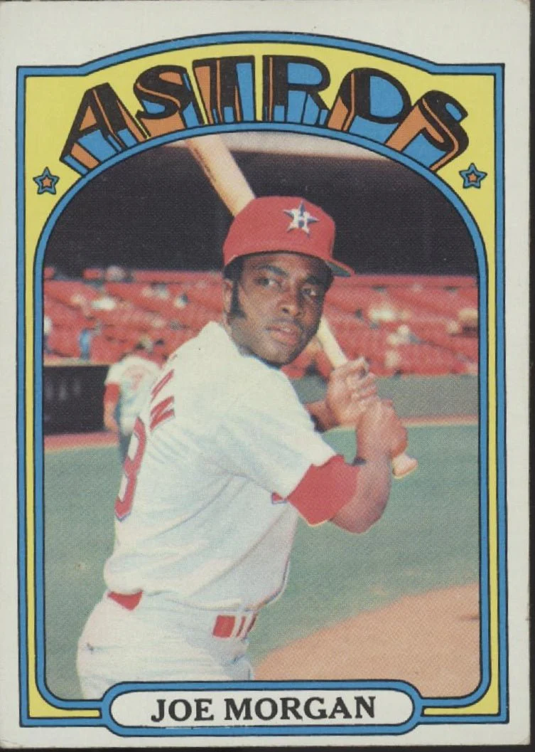 Joe Morgan 1972 Topps #132 Houston Astros EX #1