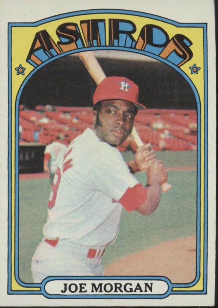 Joe Morgan 1972 Topps #132 Houston Astros EX #2