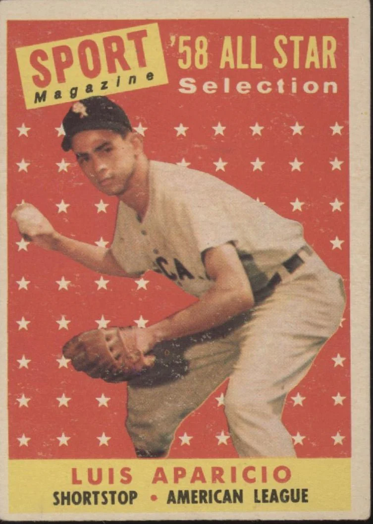 Luis Aparicio 1958 Topps #483 Chicago White Sox VG-EX #2