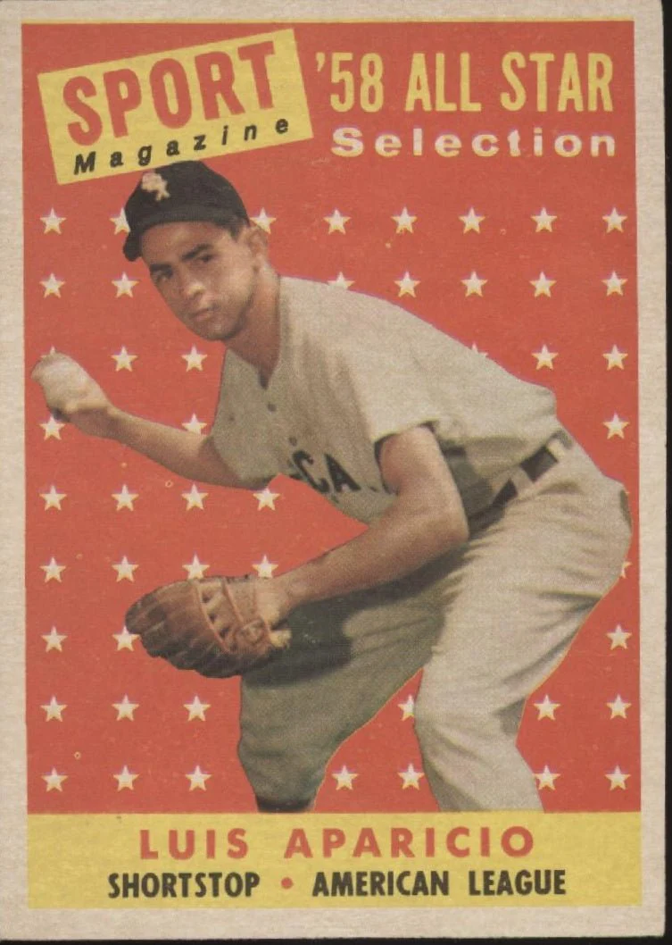 Luis Aparicio 1958 Topps #483 Chicago White Sox EX