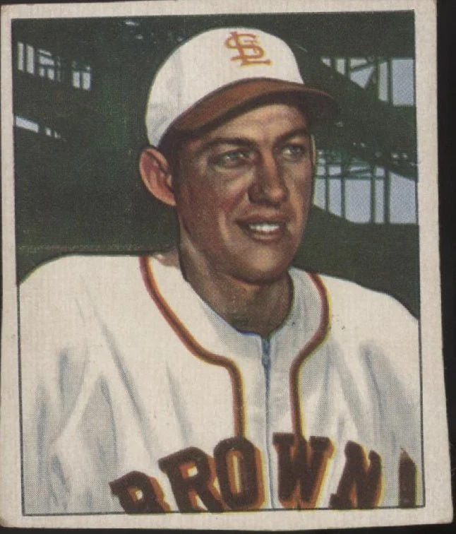 Sherman Lollar 1950 Bowman RC #142 St. Louis Browns VG