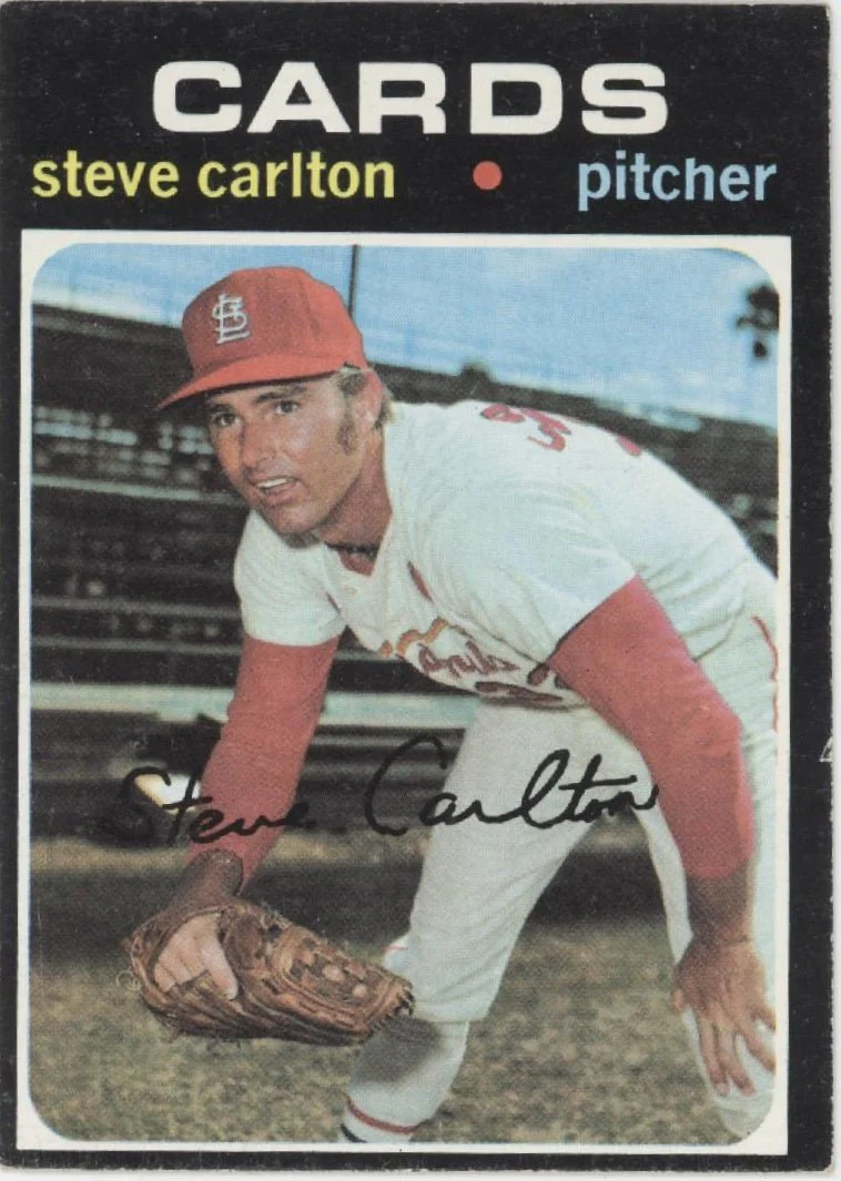 Steve Carlton 1971 Topps #55 St. Louis Cardinals VG-EX #1