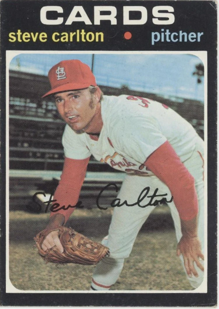 Steve Carlton 1971 Topps #55 St. Louis Cardinals VG-EX #2