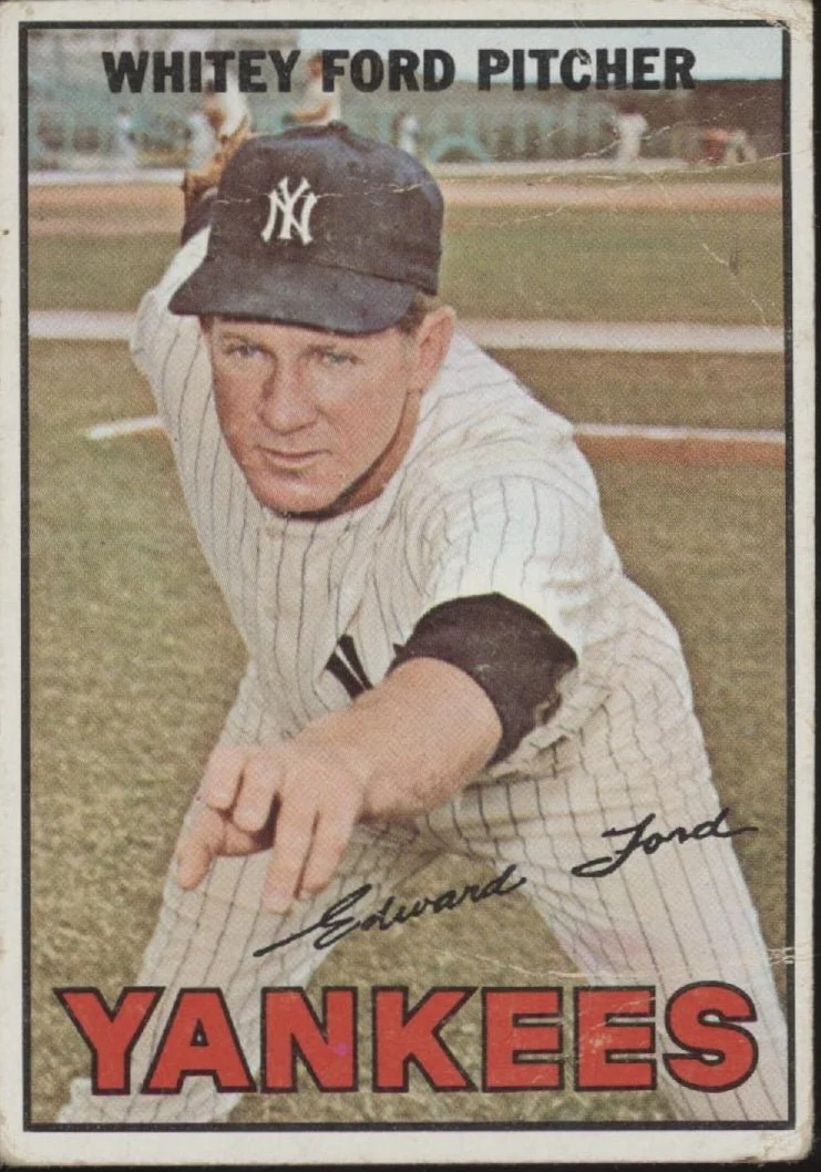 1042-whitey-ford-1967-topps-5-new-york-yankees-vg-1.webp Whitey Ford 1967 Topps #5 New York Yankees VG
