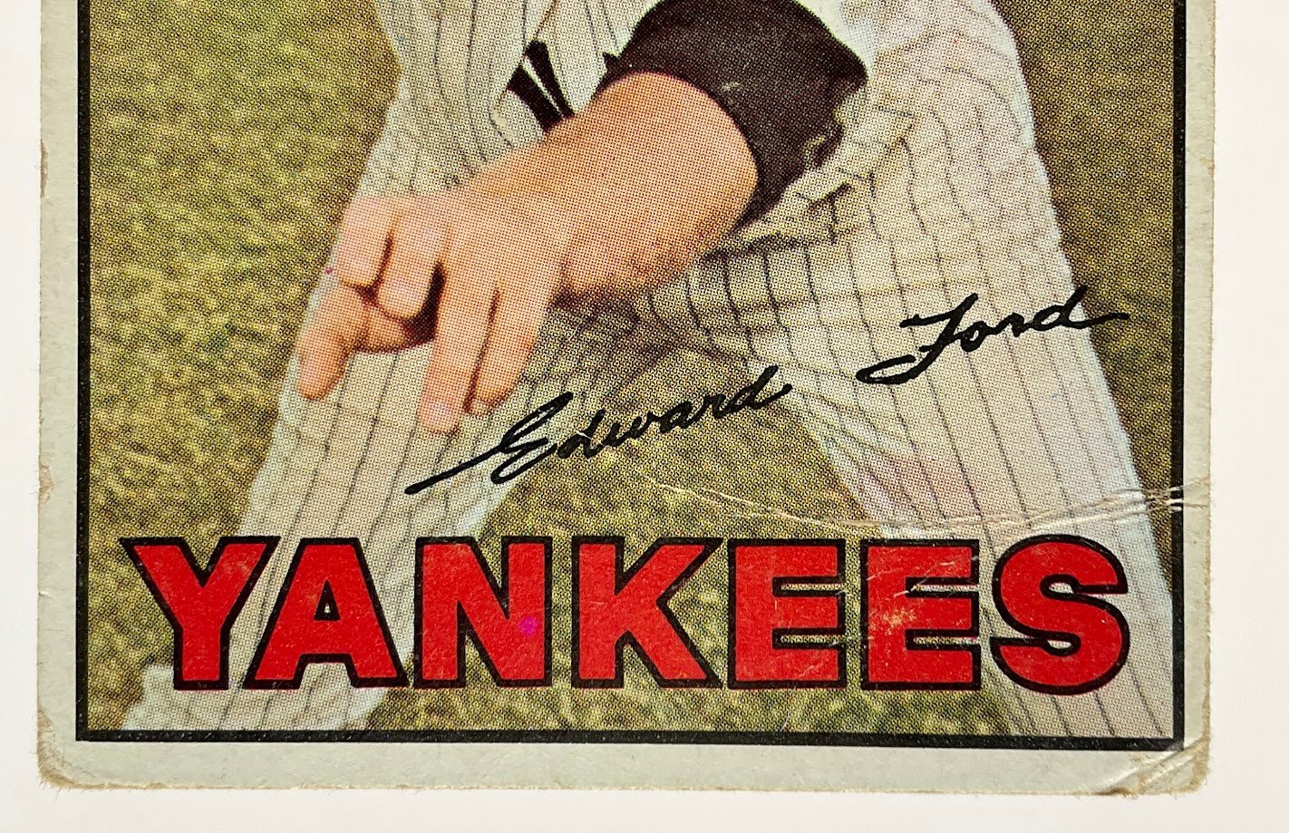 Whitey Ford 1967 Topps #5 New York Yankees VG