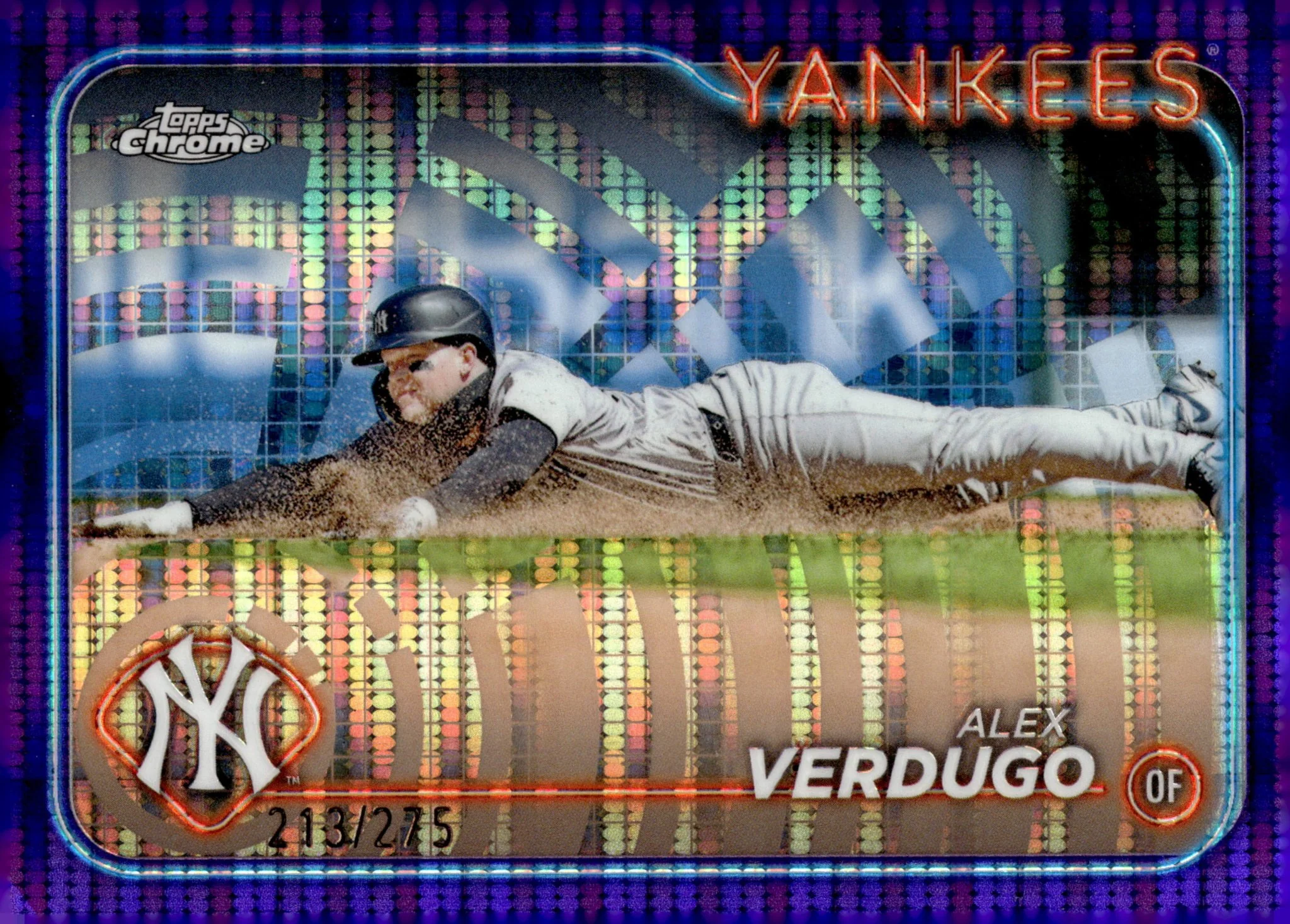 Alex Verdugo 2024 Topps Chrome Purple Sonar Refractor 213/275 #11
