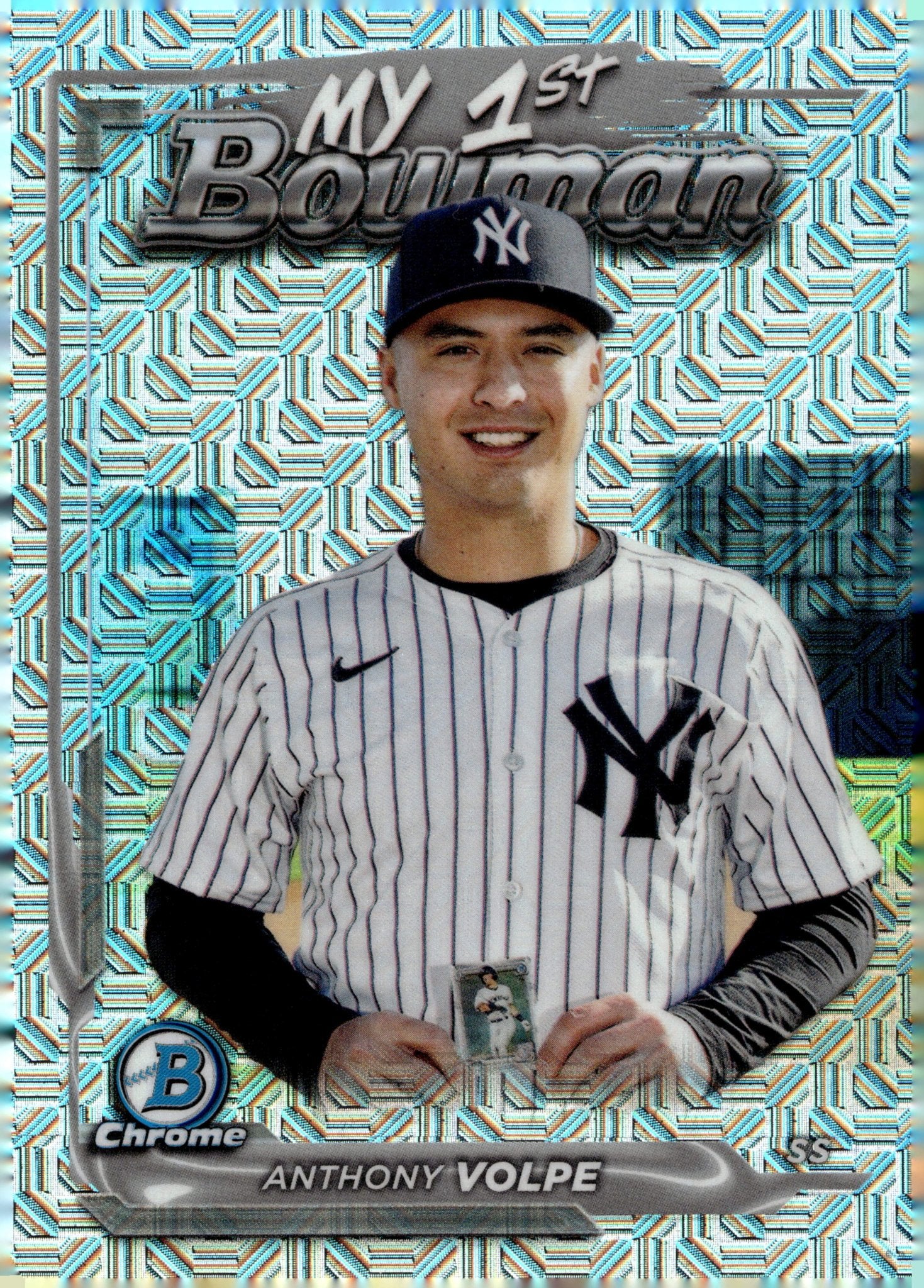 Anthony Volpe 2024 Bowman Chrome My 1st Bowman Mojo Refractor #M1B-30