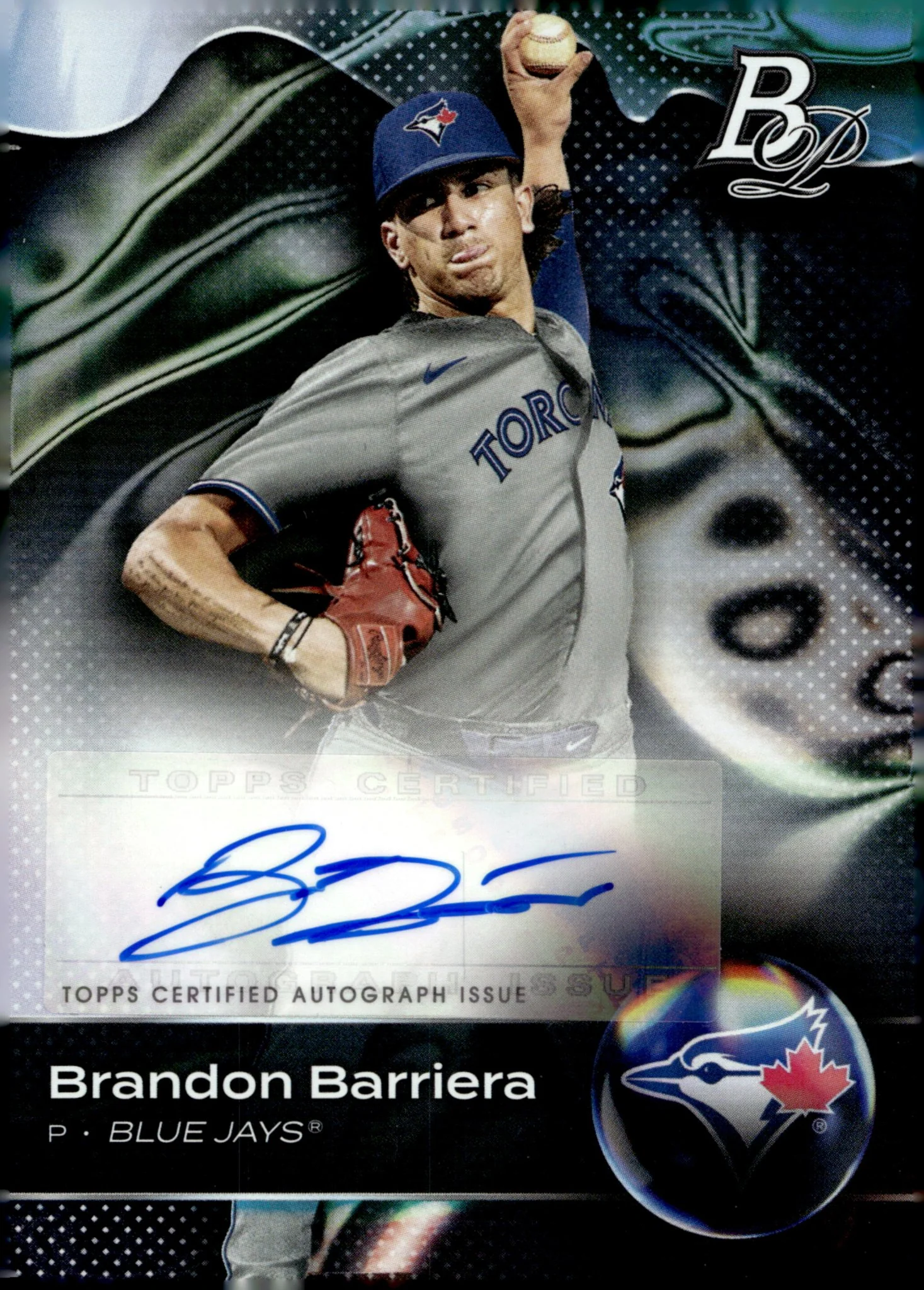 Brandon Barriera 2023 Bowman Platinum Auto #TOP-66