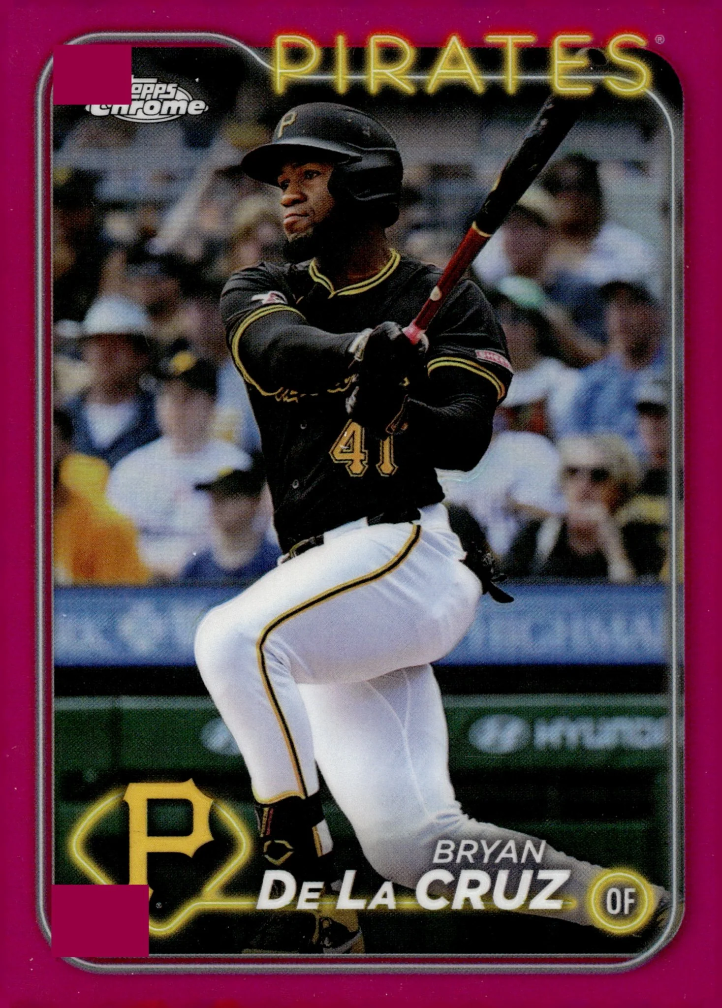 Bryan De La Cruz 2024 Topps Chrome Fuchsia Refractor 392/399 #USC126