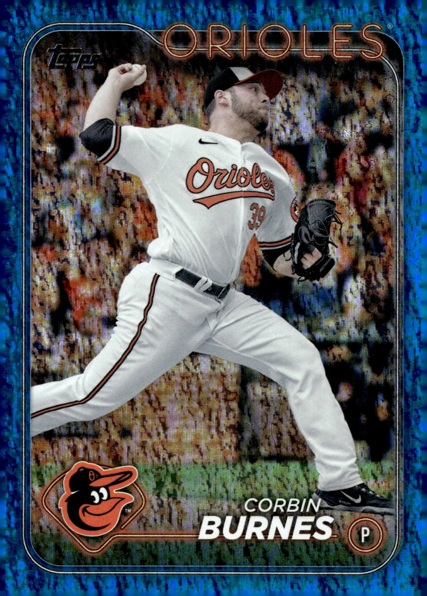 Corbin Burnes 2024 Topps Series 2 Blue Foil 628/999 #501
