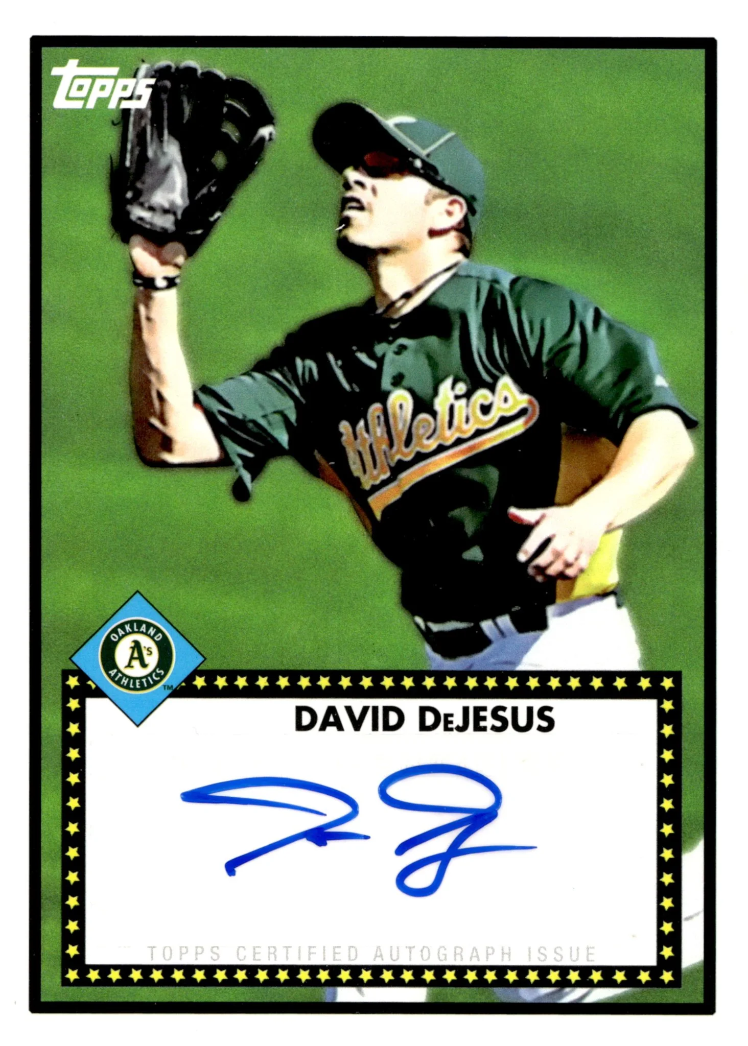David DeJesus 2011 Topps Lineage Auto #52A-DD