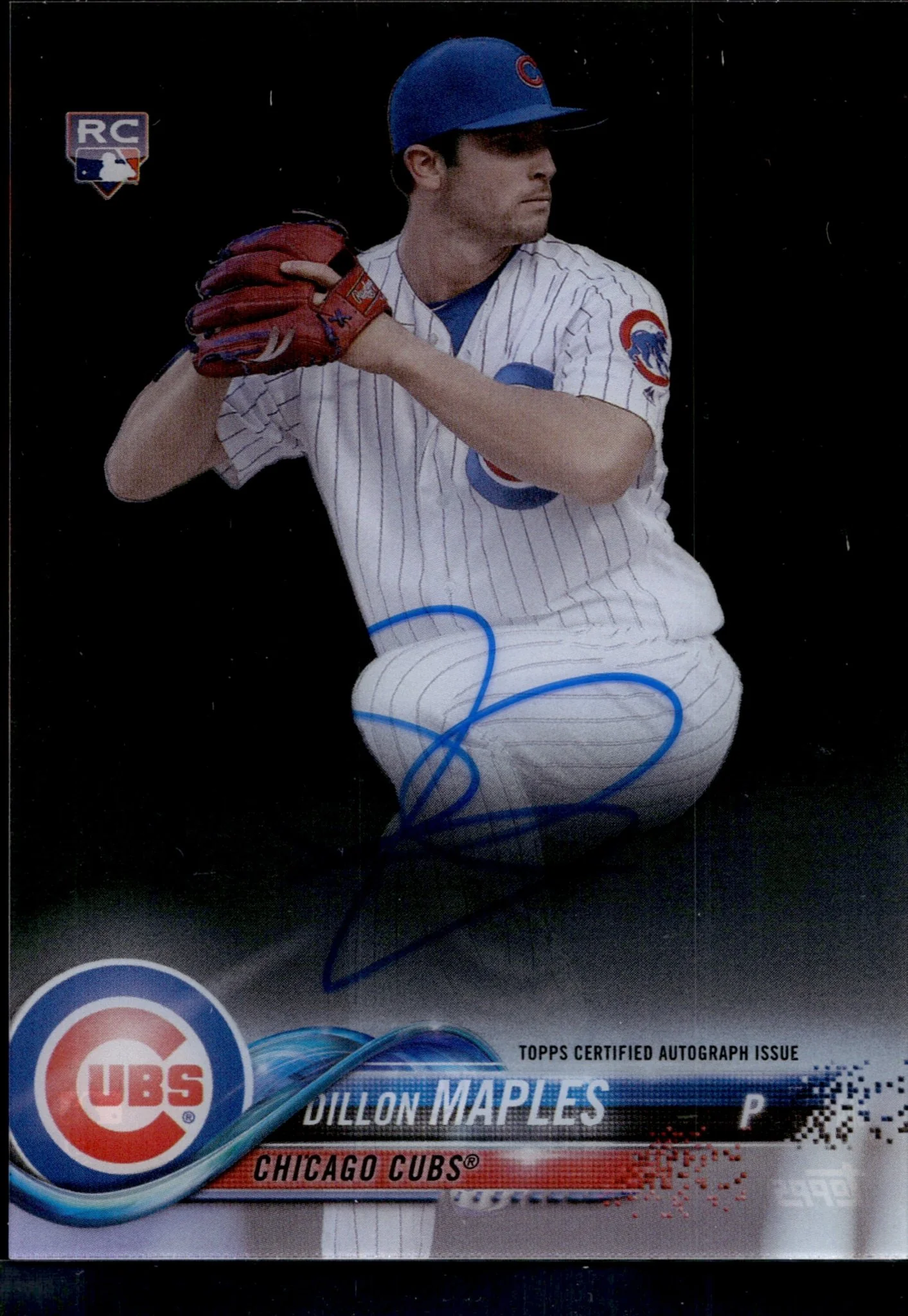 Dillon Maples 2018 Topps Clearly Authentic RC Auto #CAA-DM
