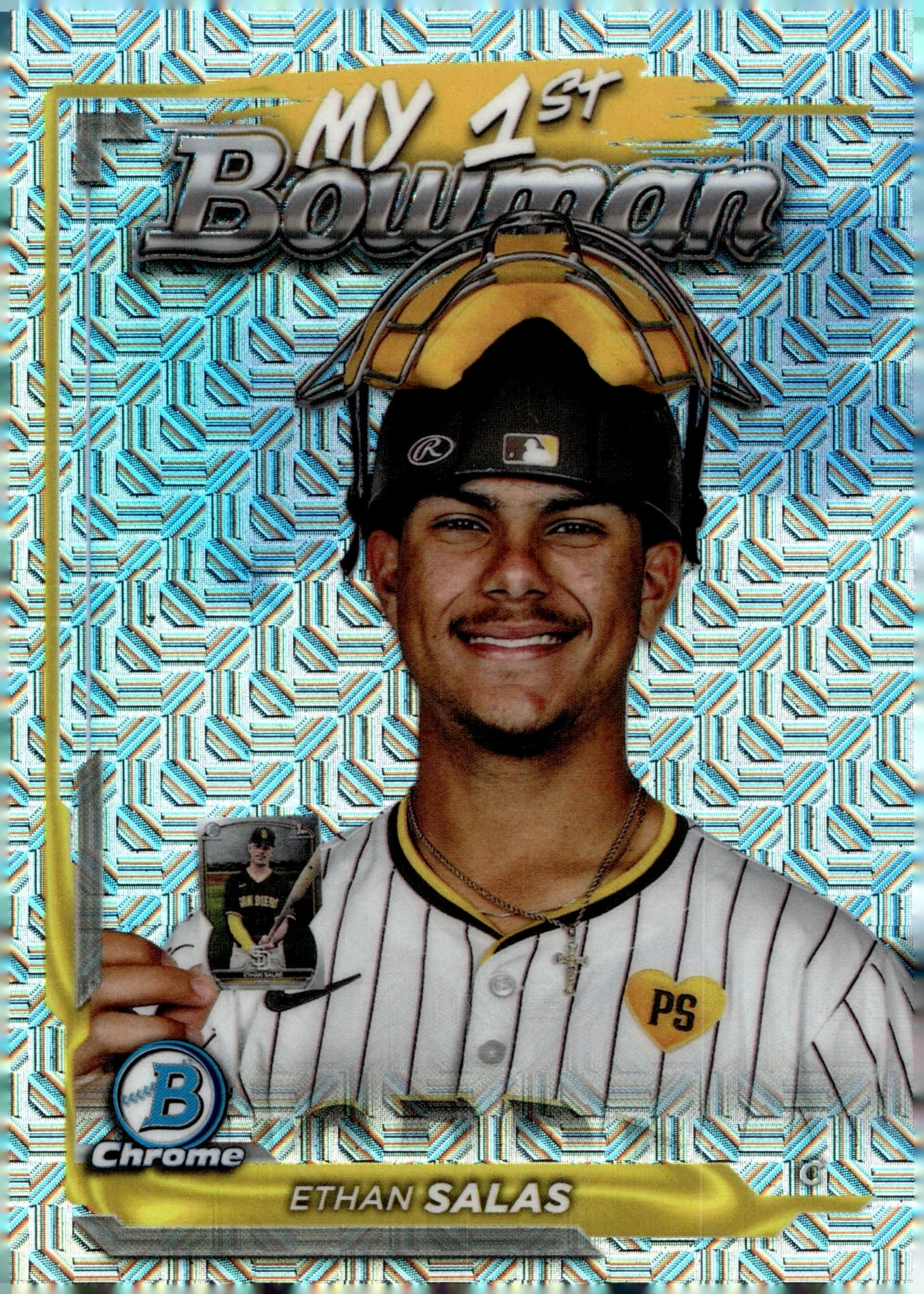 Ethan Salas 2024 Bowman Chrome My 1st Bowman Mojo Refractor #M1B-24 #2