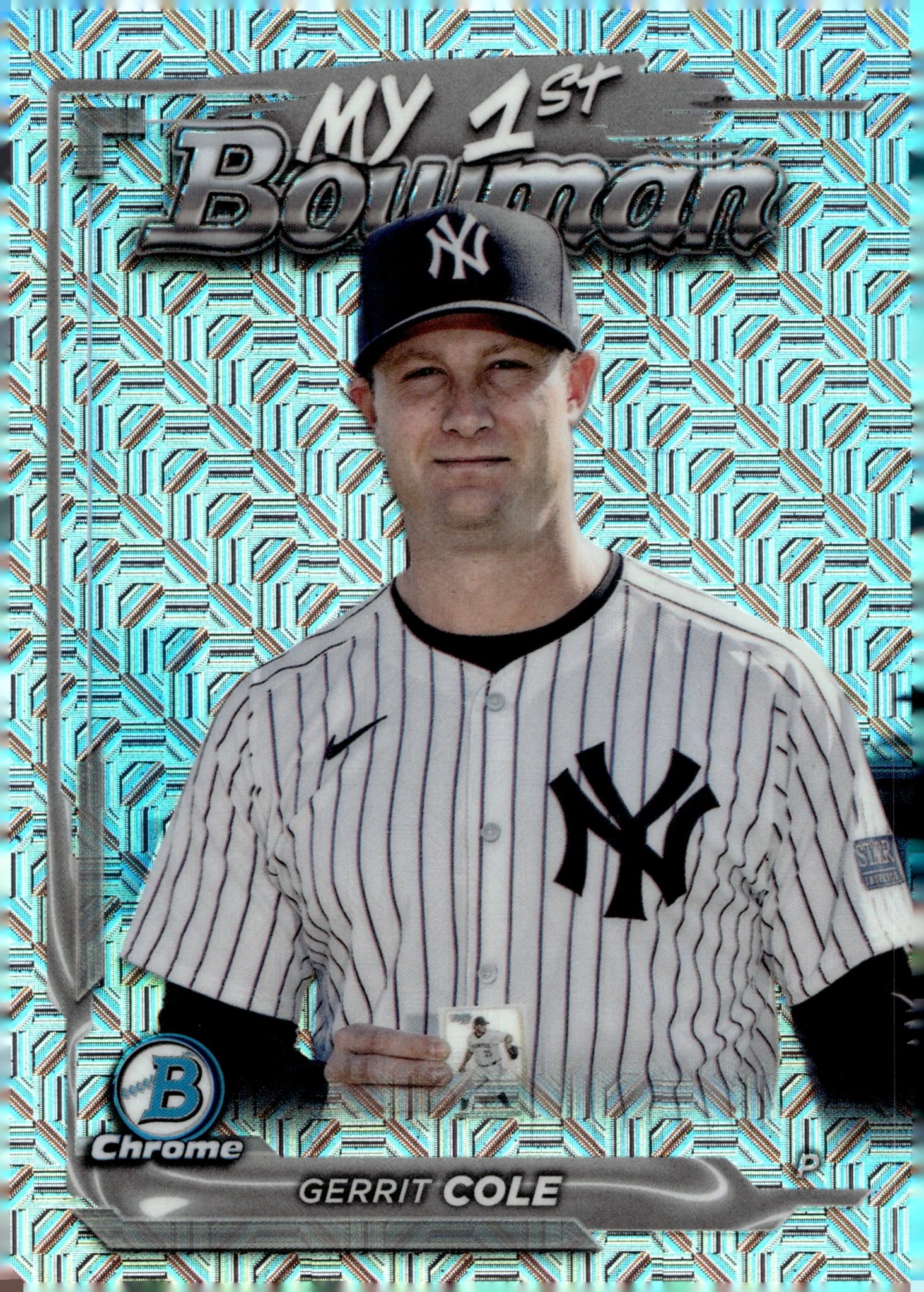Gerrit Cole 2024 Bowman Chrome My 1st Bowman Mojo Refractor #M1B-33 #3