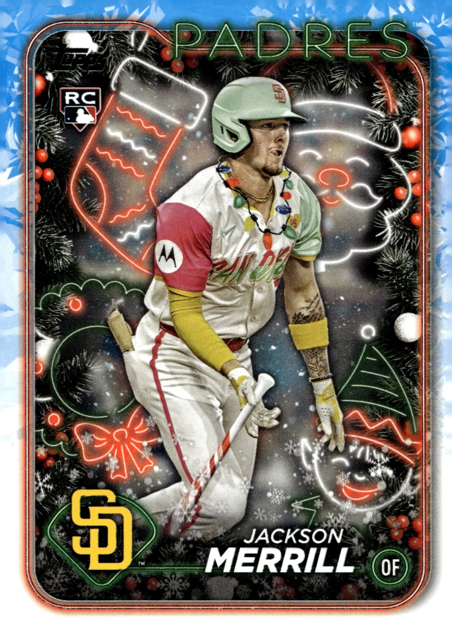 Jackson Merrill 2024 Topps Holiday Blue RC #H160 #1