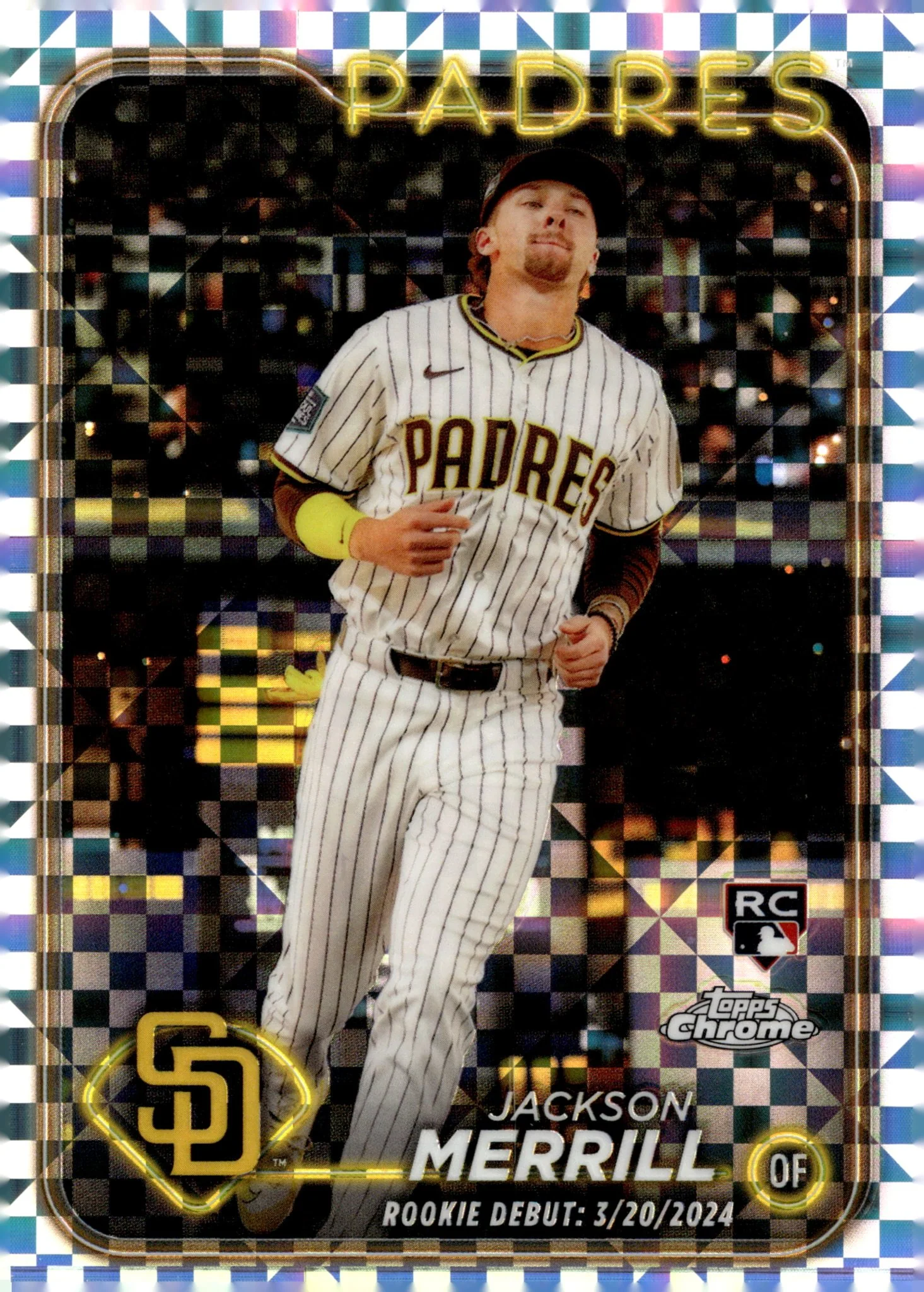 Jackson Merrill 2024 Topps Chrome Xfractor Refractor RC #USC57