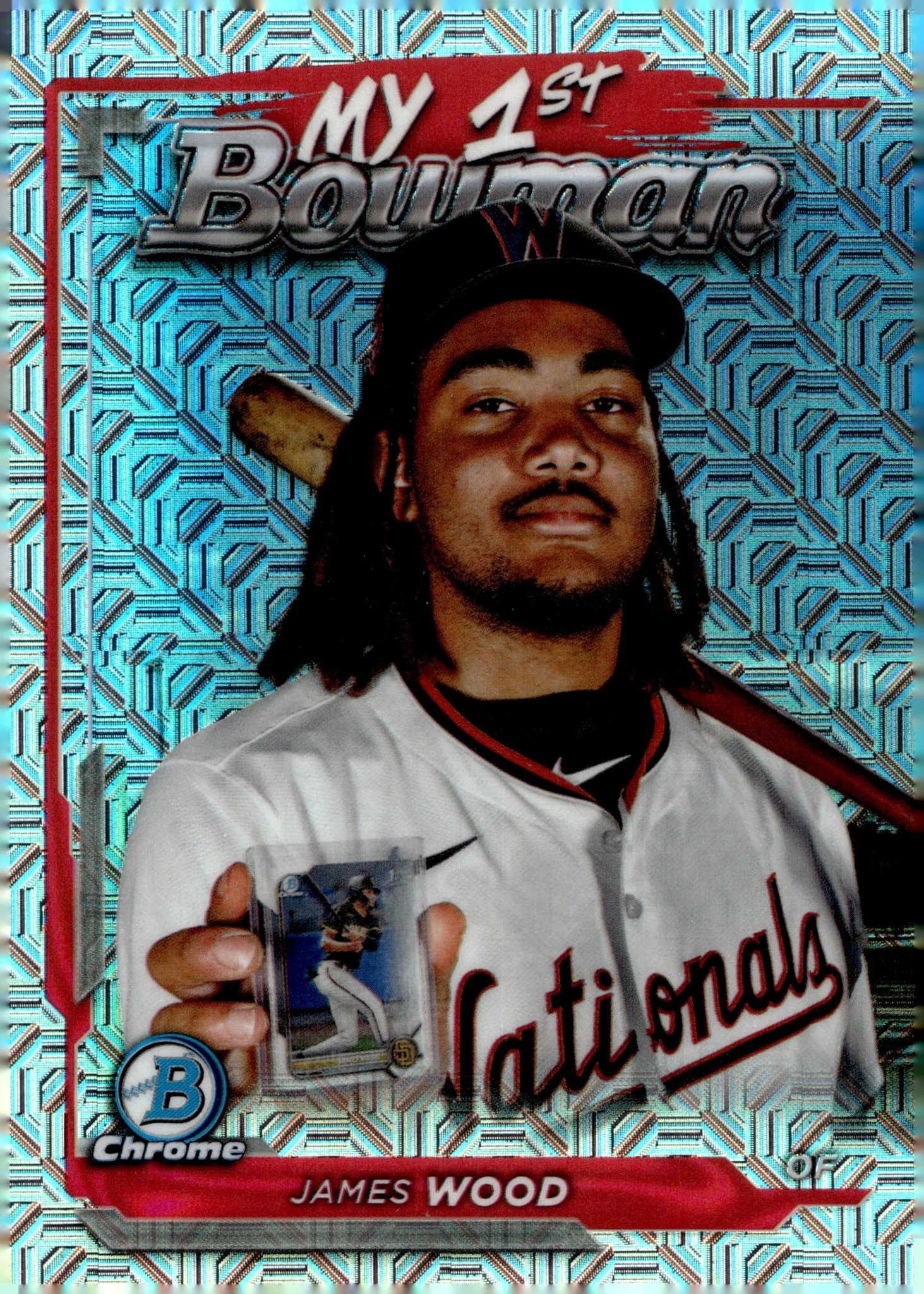 James Wood 2024 Bowman Chrome My 1st Bowman Mojo Refractor #M1B-38