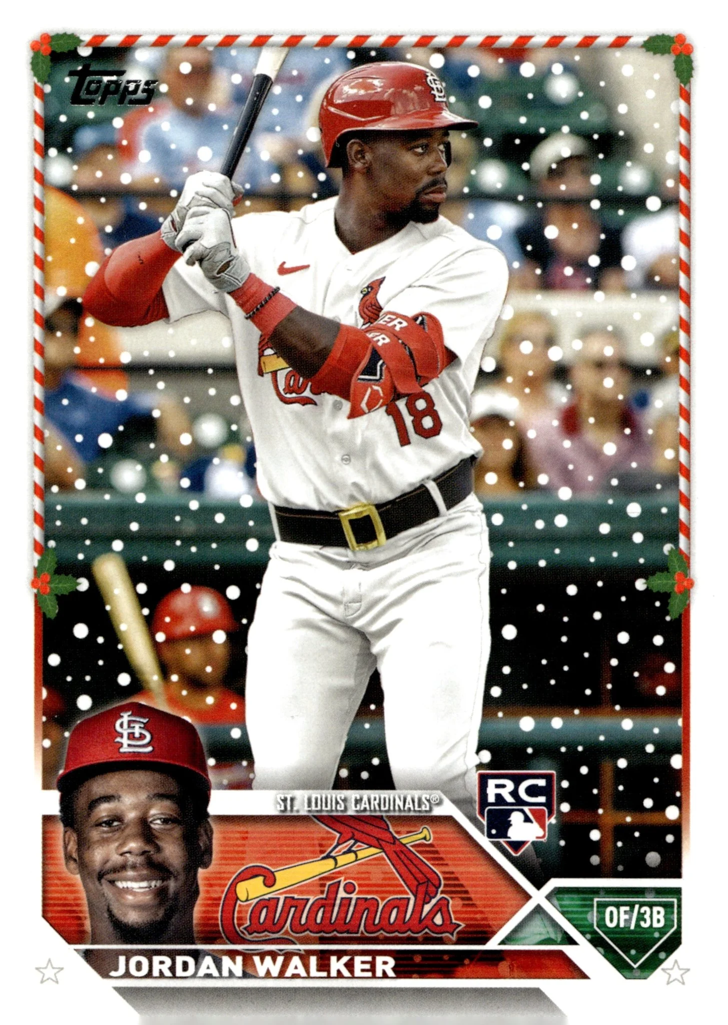 Jordan Walker 2023 Topps Holiday RC #H154