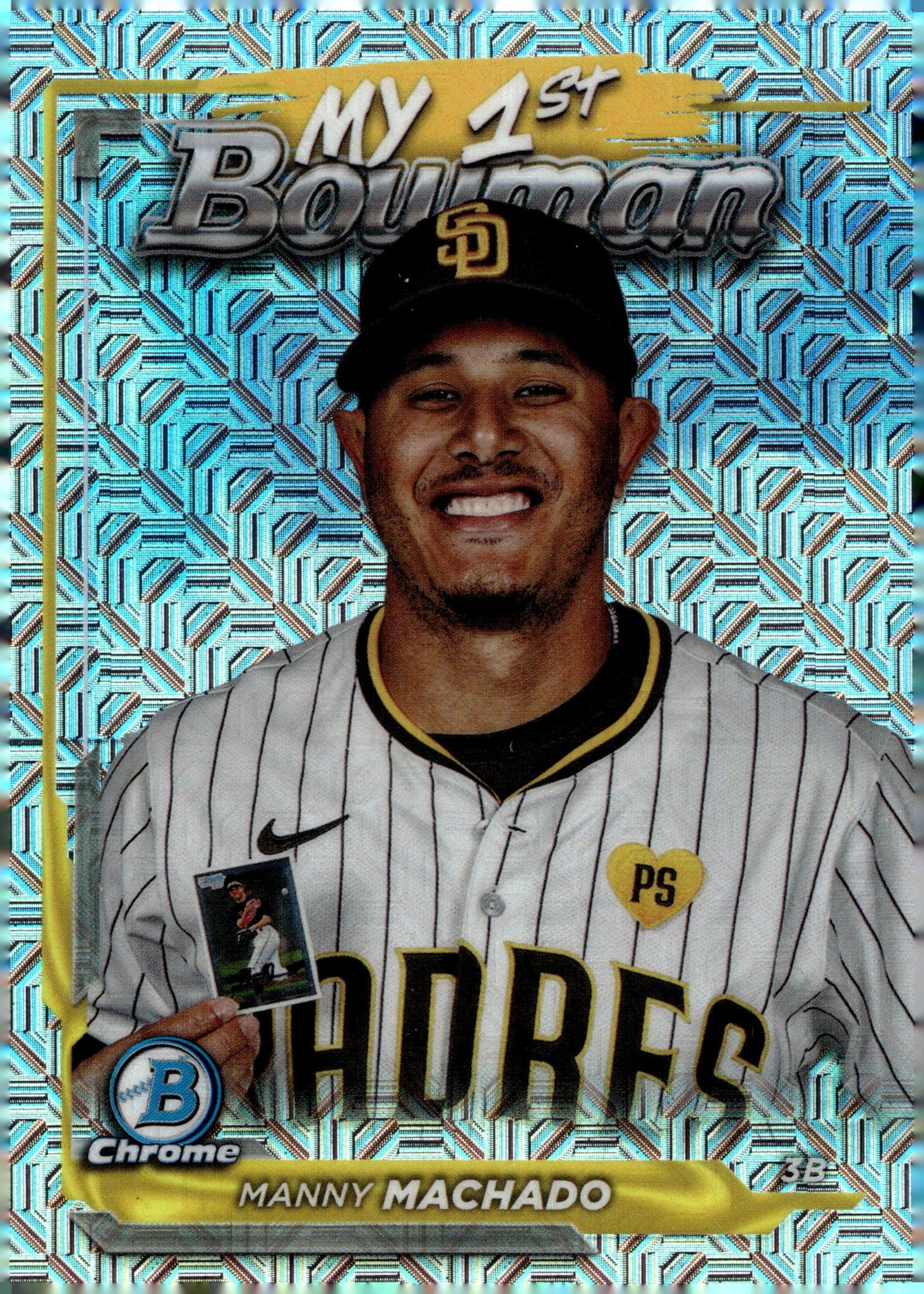 Manny Machado 2024 Bowman Chrome My 1st Bowman Mojo Refractor #M1B-26
