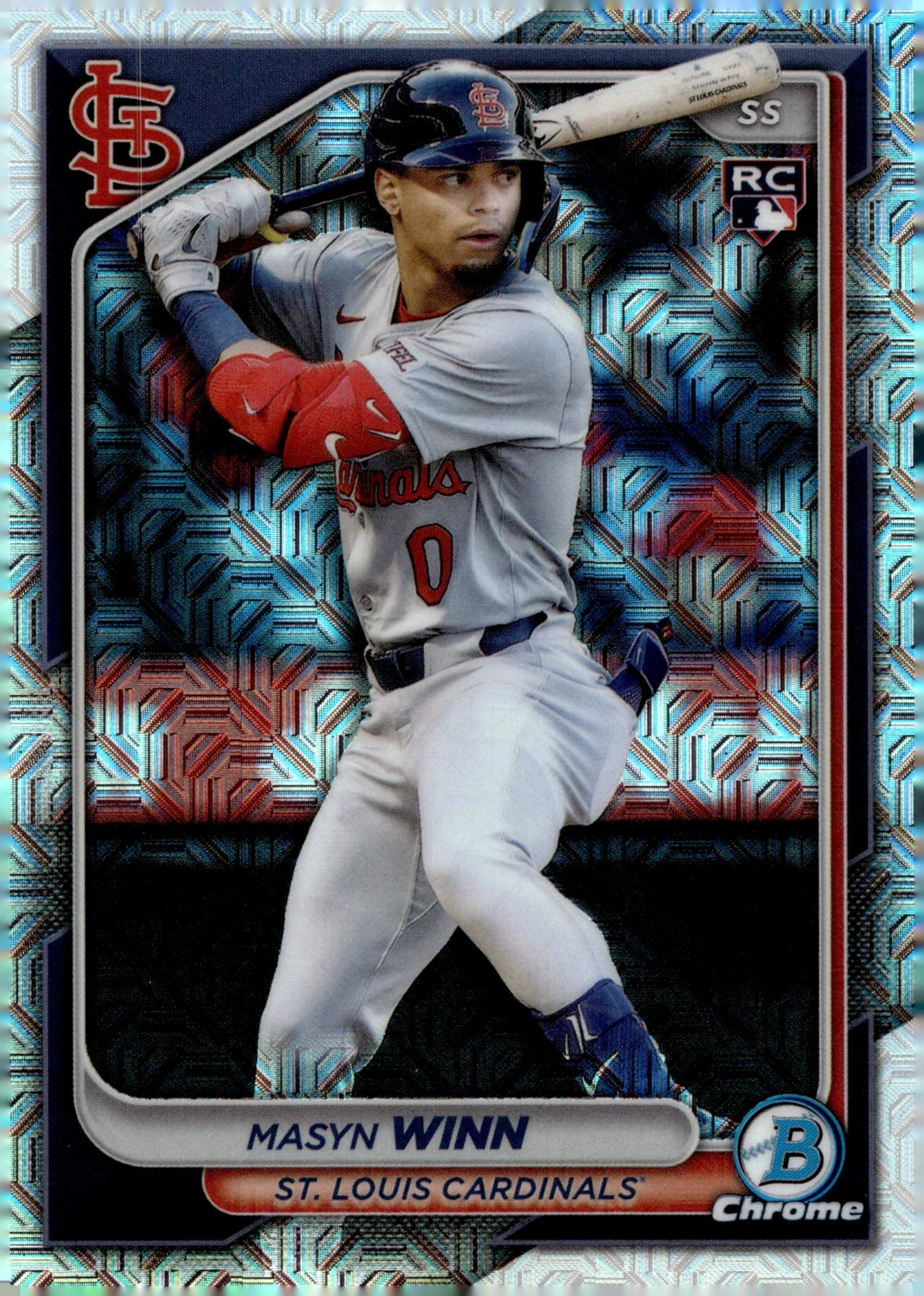 Masyn Winn 2024 Bowman Chrome Mojo Refractor RC #61