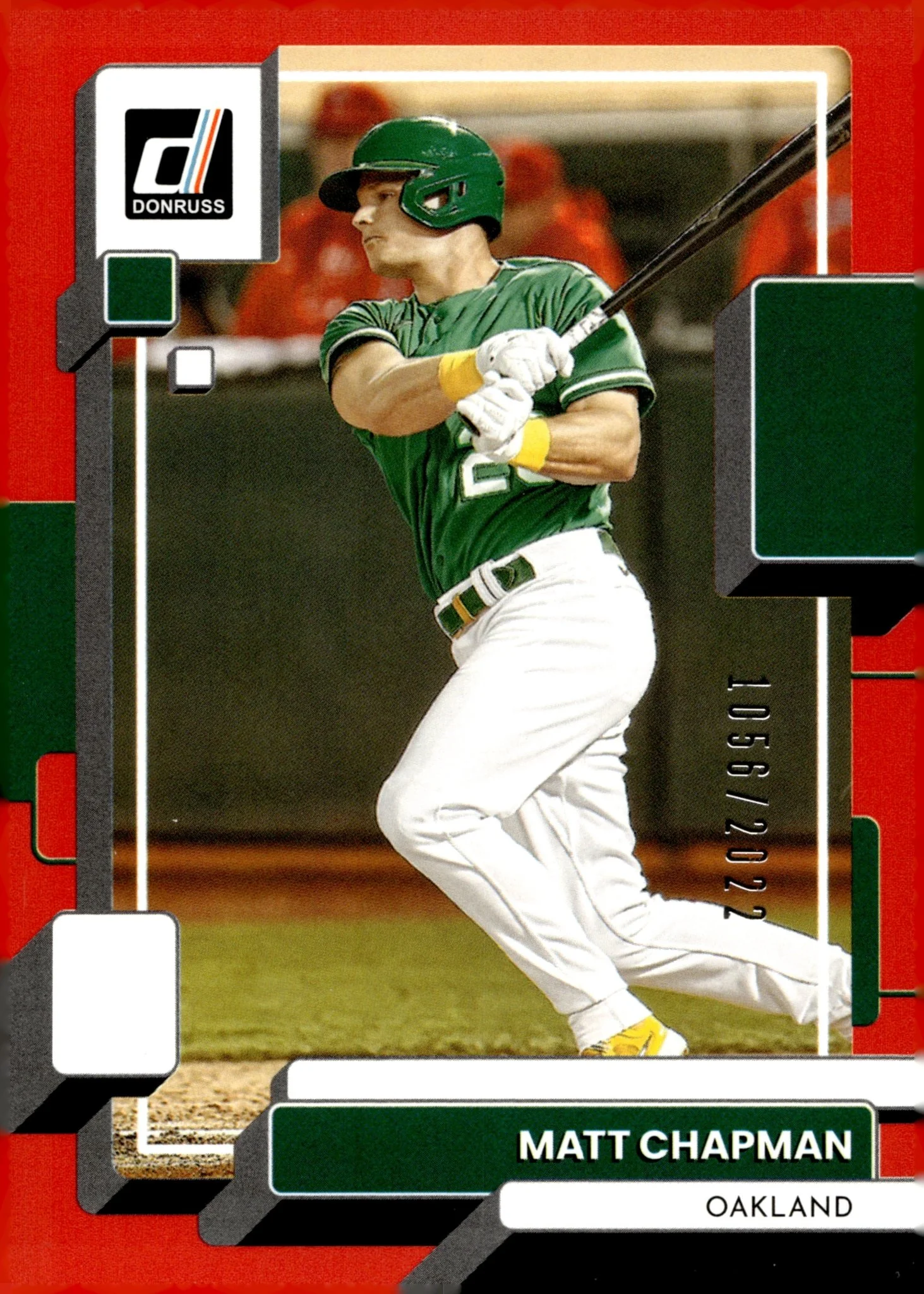 Matt Chapman 2022 Panini Donruss Red 1056/2022 #162