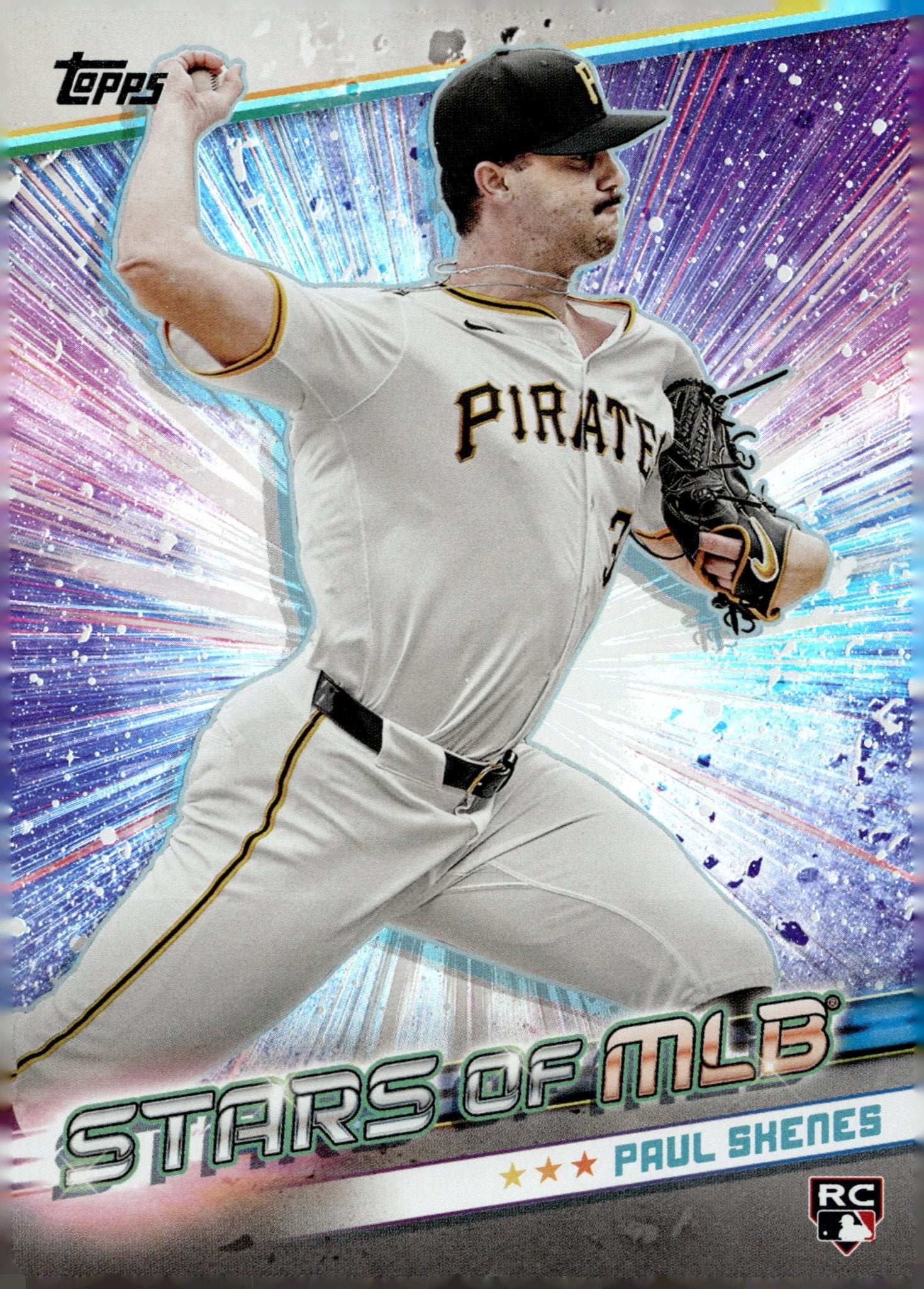 Paul Skenes 2024 Topps Update Series Stars of MLB Foil RC #SMLB-64 #5
