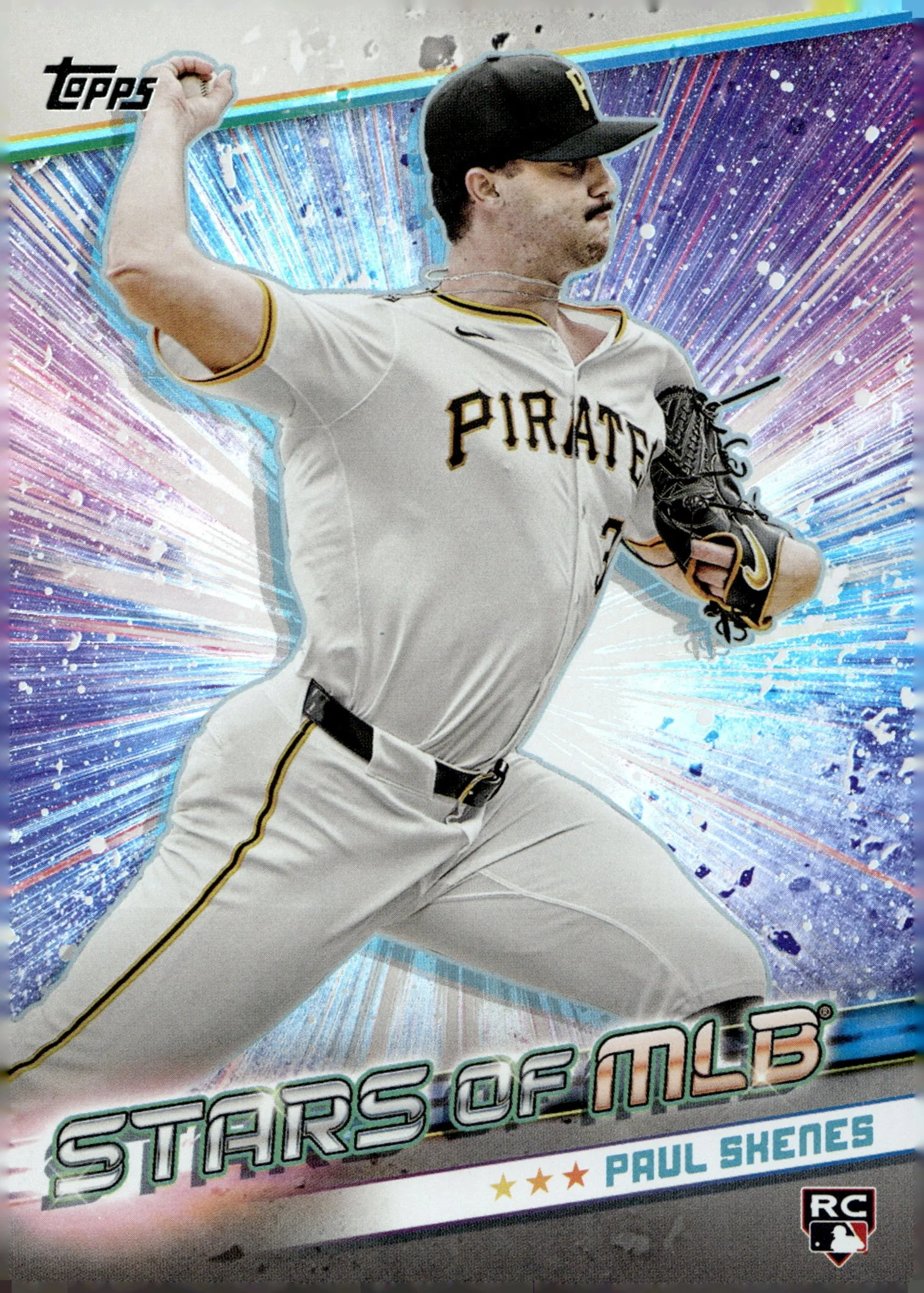 Paul Skenes 2024 Topps Update Series Stars of MLB Foil RC #SMLB-64 #6