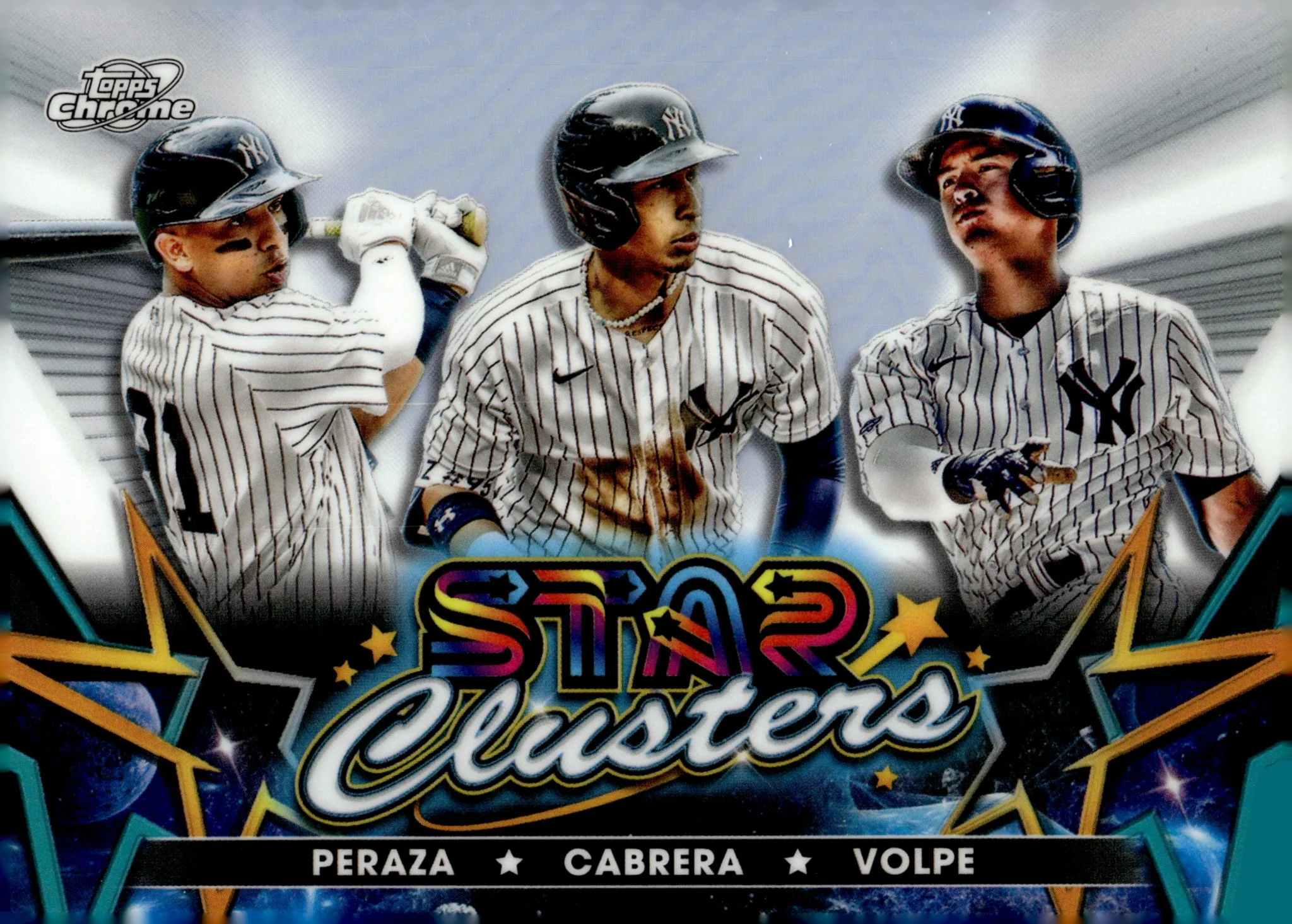 Peraza / Cabrera / Volpe 2023 Topps Chrome Cosmic Star Clusters Refractor #SC-14