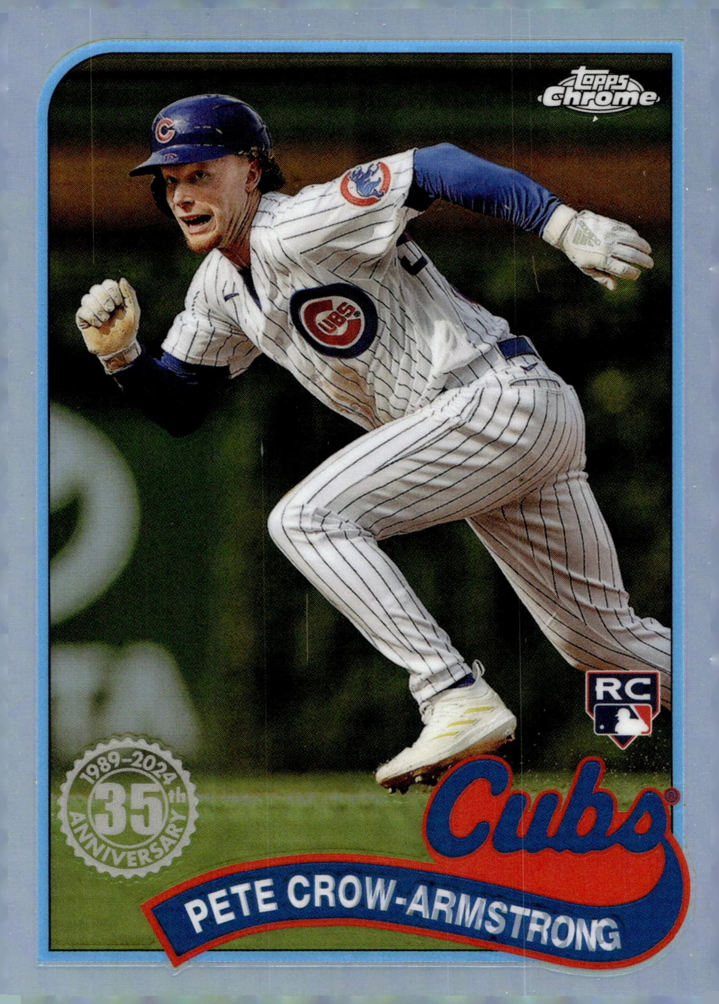 Pete Crow-Armstrong 2024 Topps Chrome 35th Anniversary Refractor RC #89CB-19