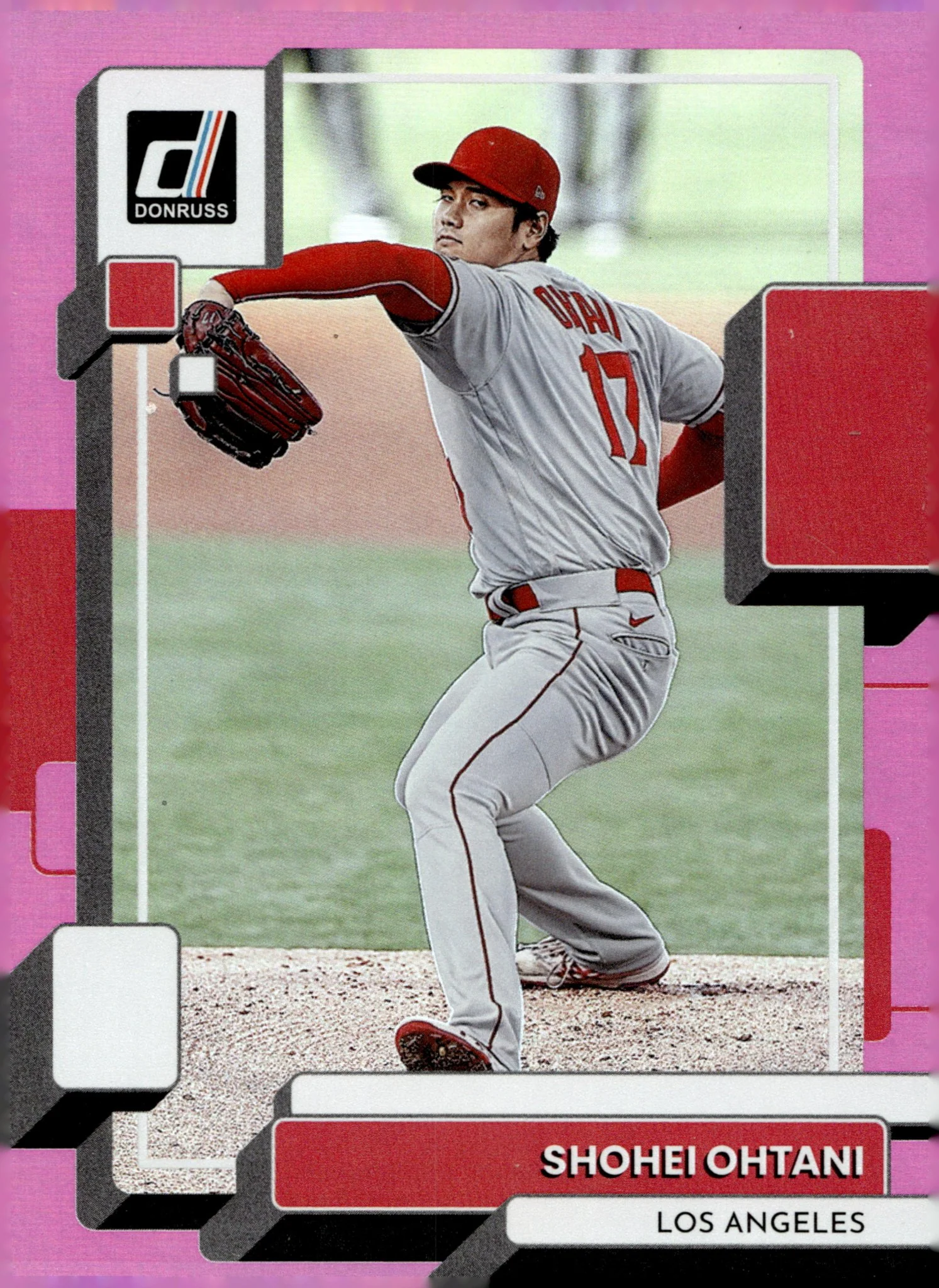 Shohei Ohtani 2022 Panini Donruss Pink Foil #147