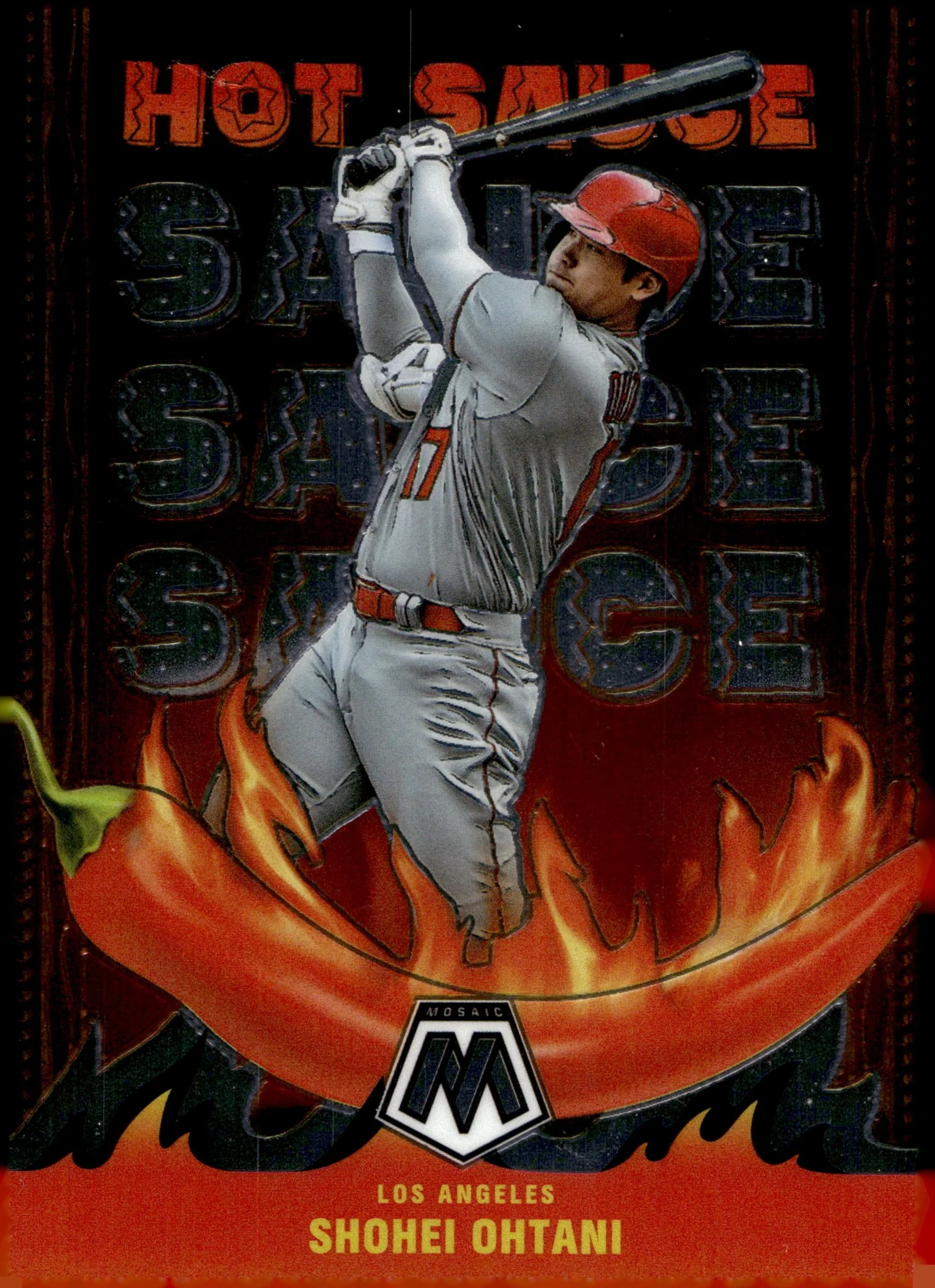 Shohei Ohtani 2022 Panini Mosaic Hot Sauce #HS-6