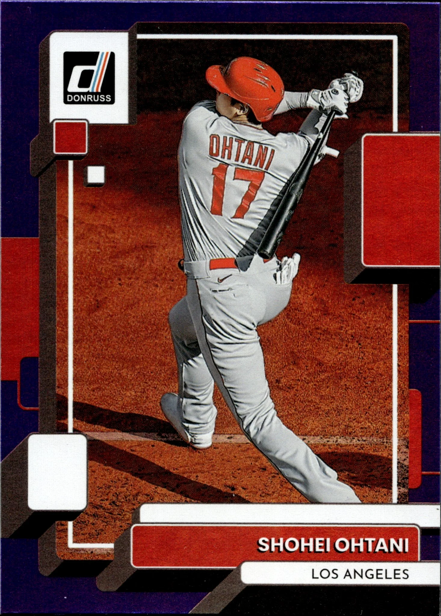Shohei Ohtani 2022 Panini Donruss Purple Foil #147