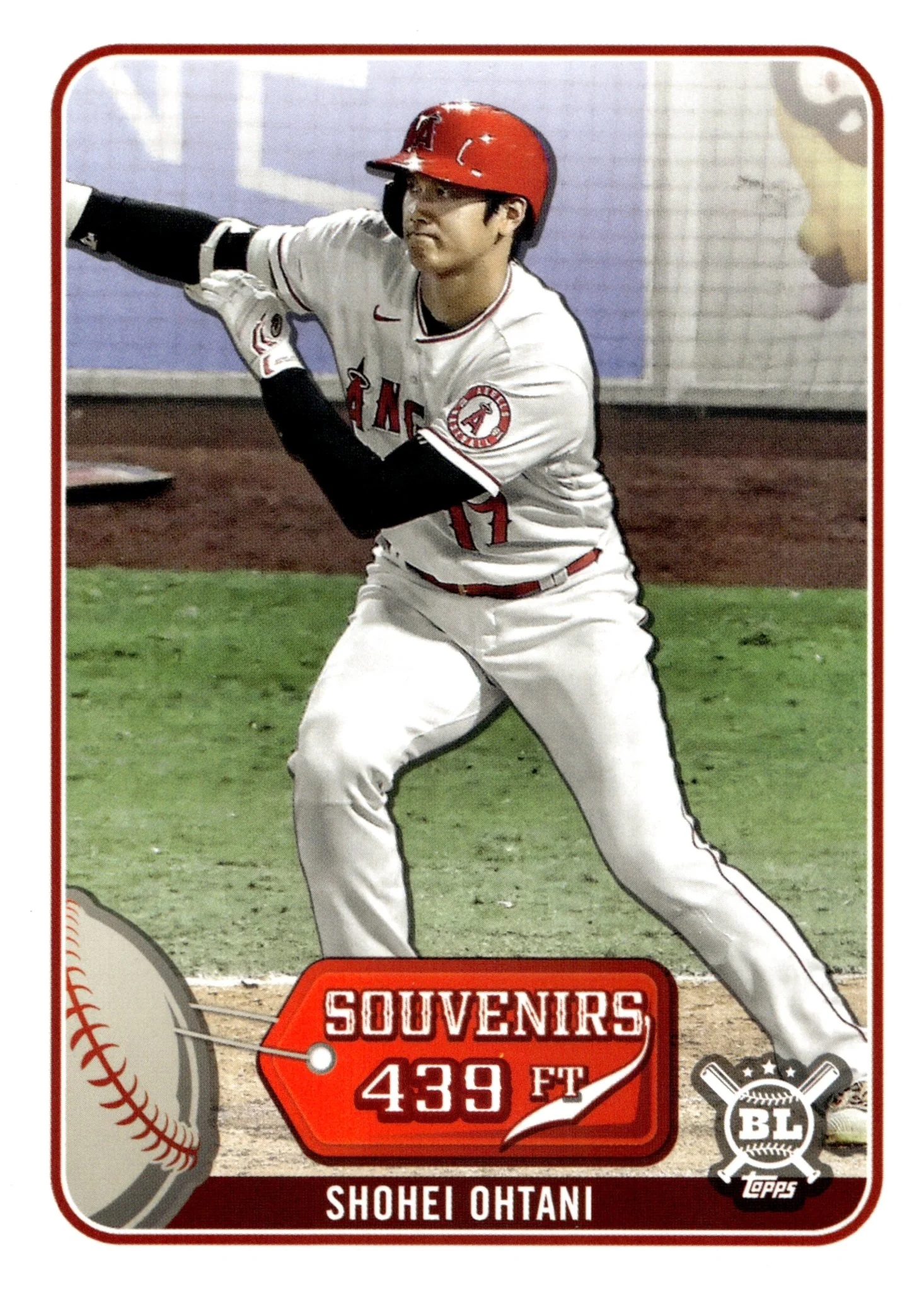 Shohei Ohtani 2021 Topps Big League Souvenirs 439ft #SO-3