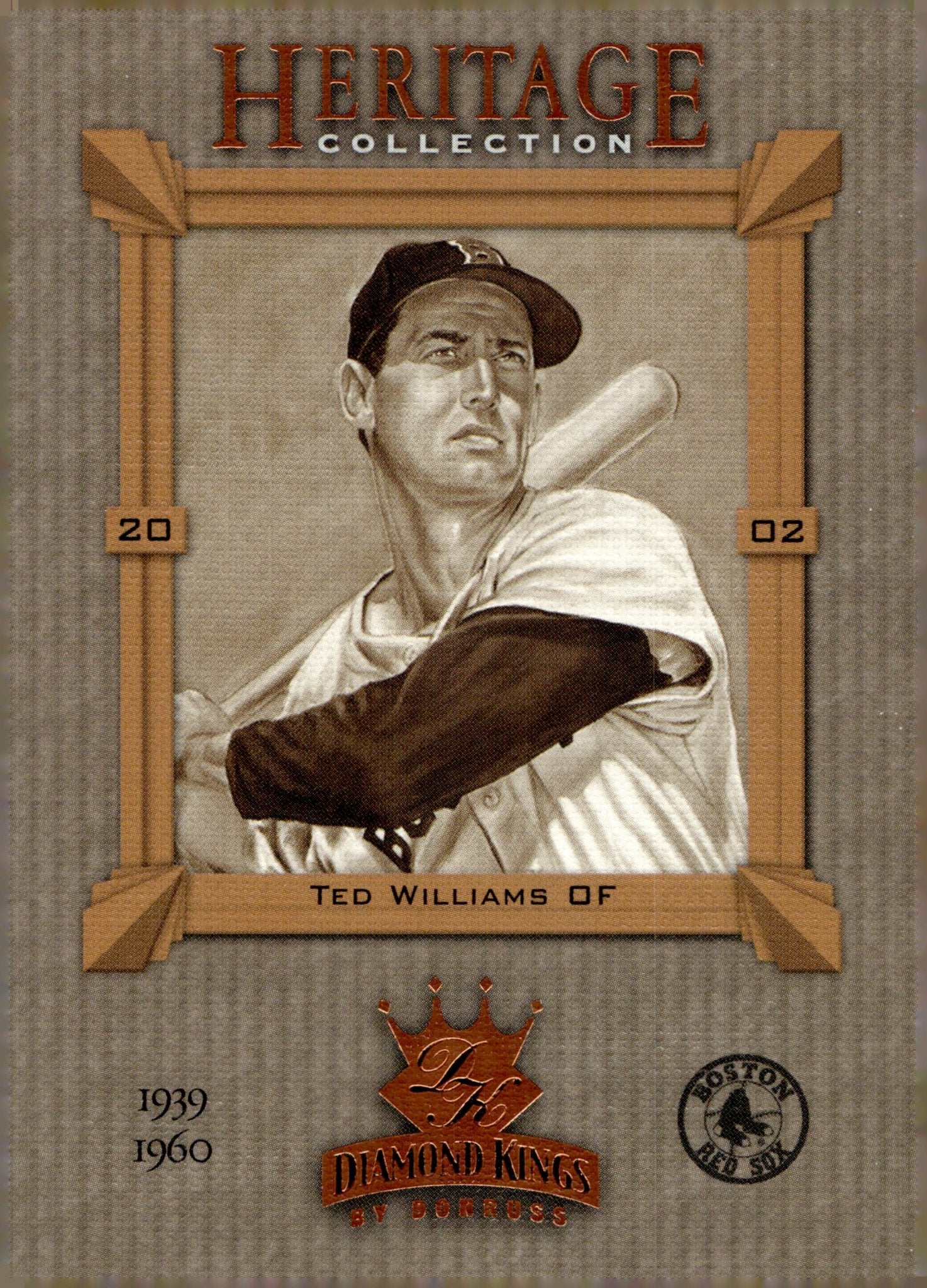 Ted Williams 2002 Donruss Heritage Collection Diamond Kings #HC-4