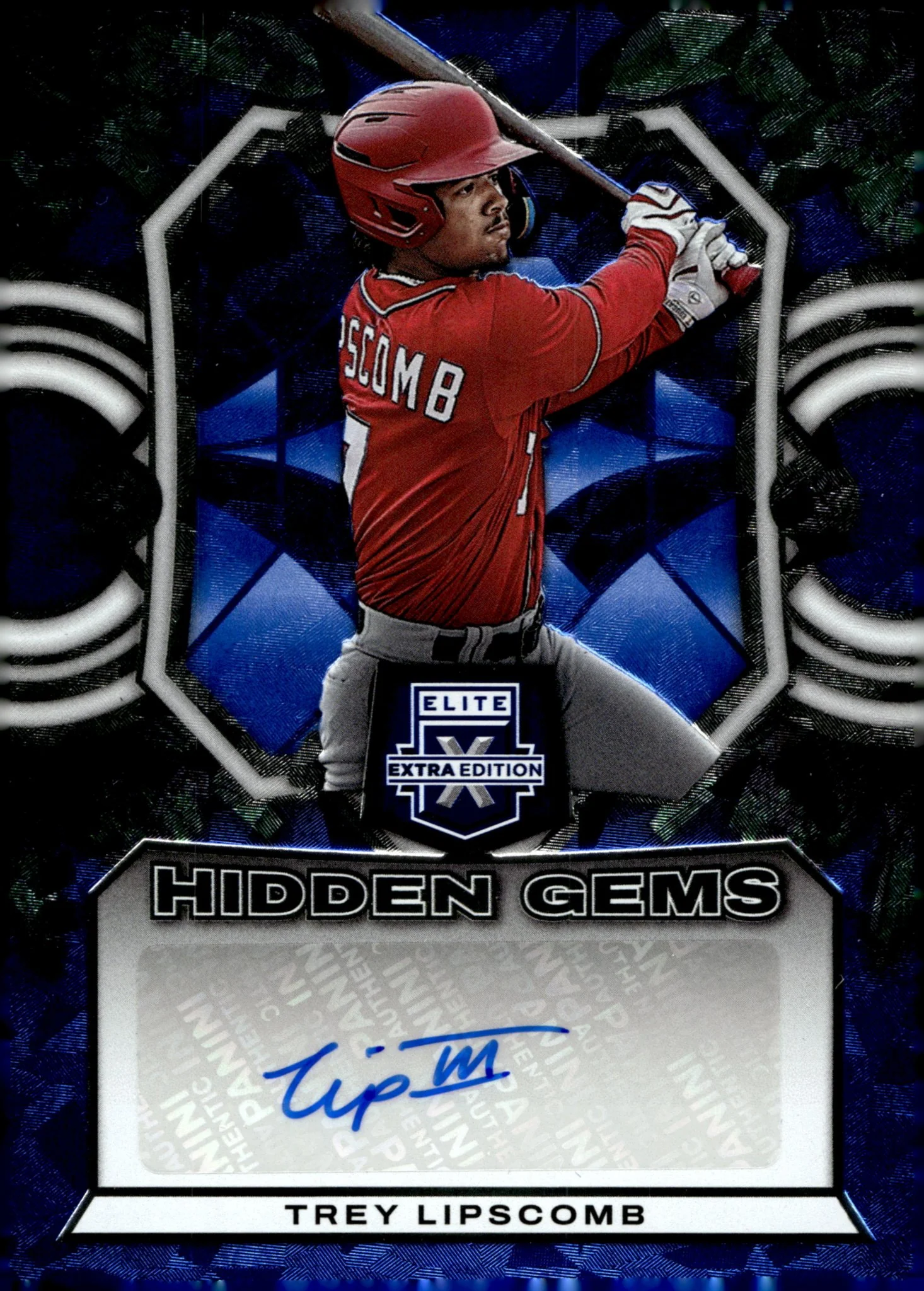 Trey Lipscomb 2023 Panini Elite Extra Hidden Gems Auto #HG-TLP