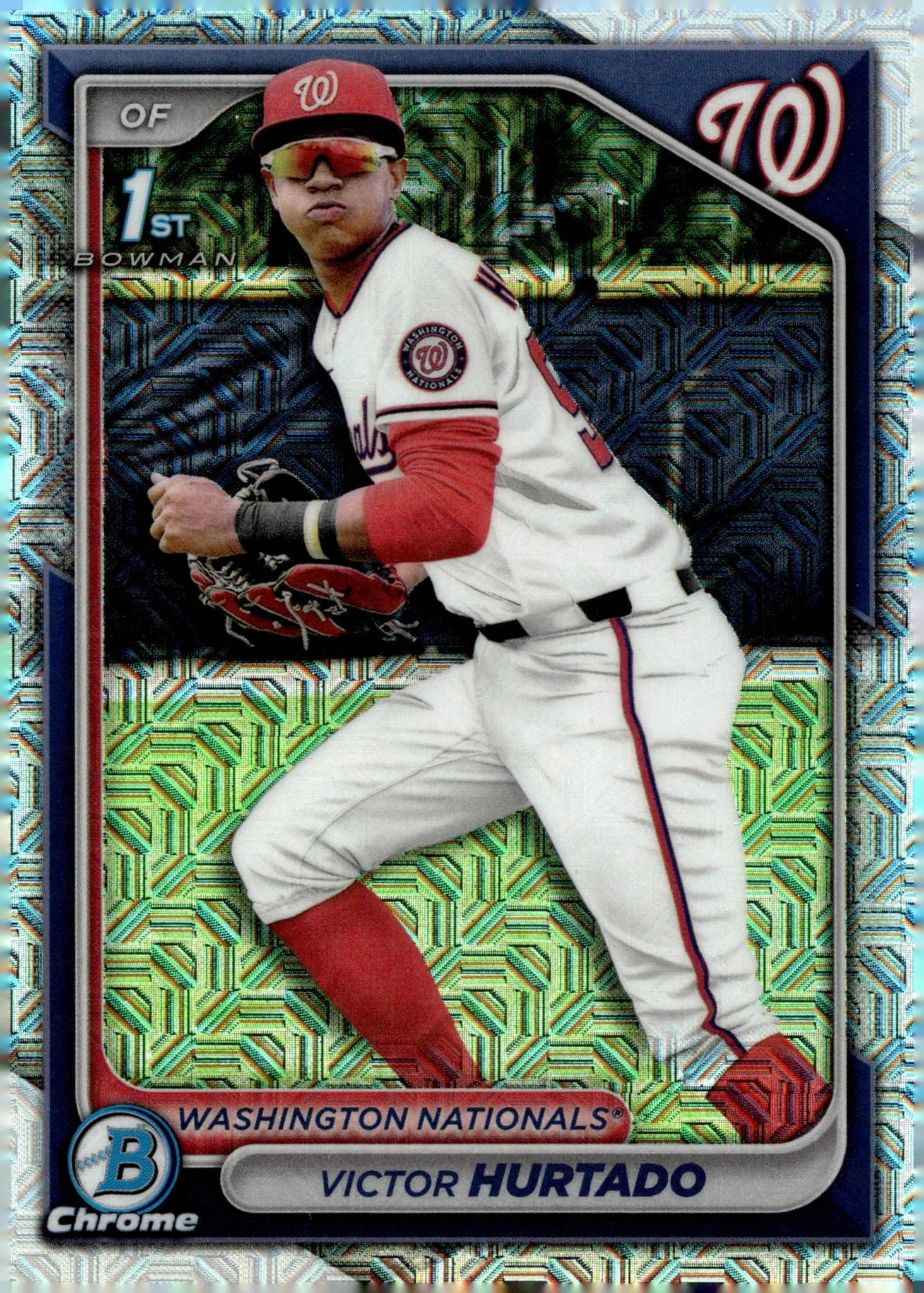 Victor Hurtado 2024 Bowman Chrome Mojo Refractor #BCP-223