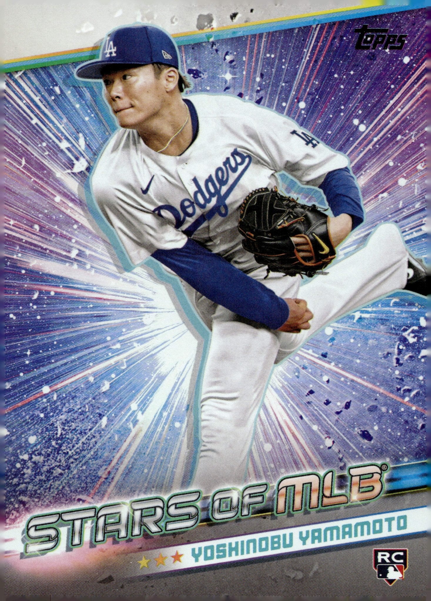 Yoshinobu Yamamoto 2024 Topps Series 2 Stars of MLB Foil RC #SMLB-57 #2