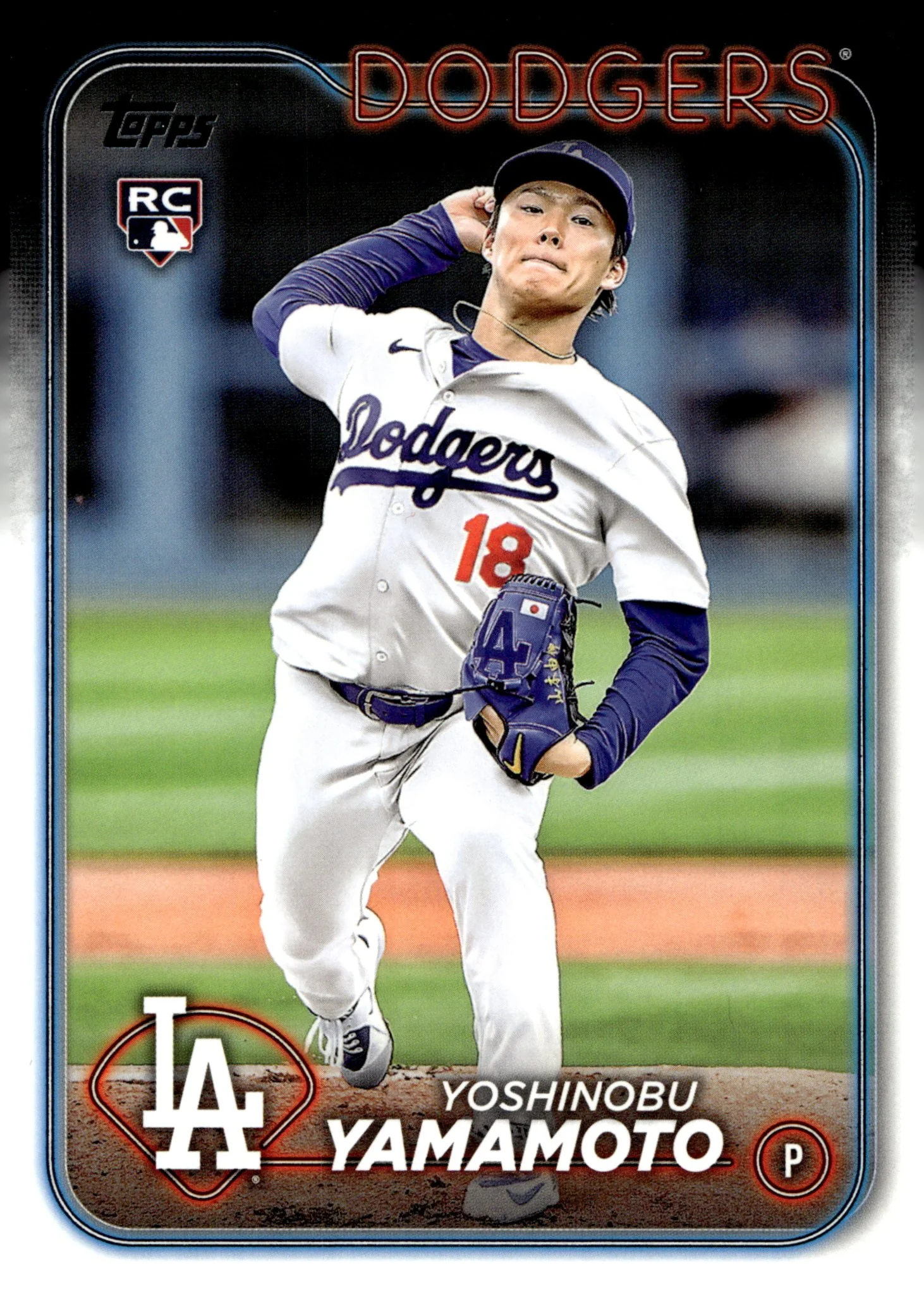 Yoshinobu Yamamoto 2024 Topps Series 2 RC #553 #1