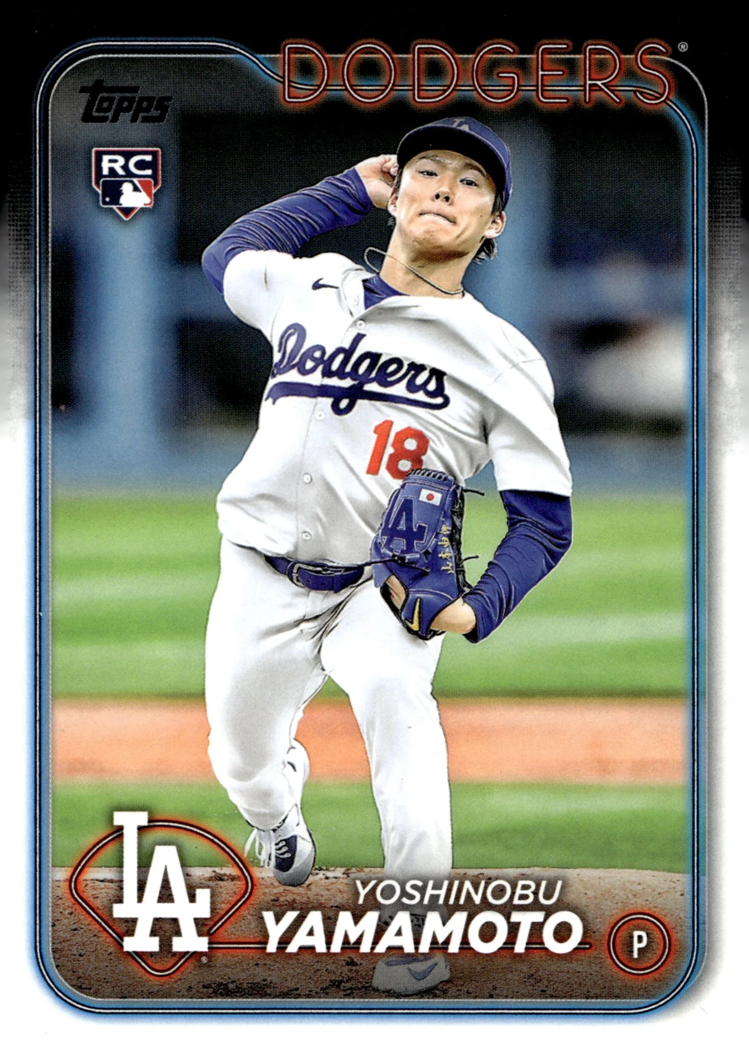 Yoshinobu Yamamoto 2024 Topps Series 2 RC #553 #2