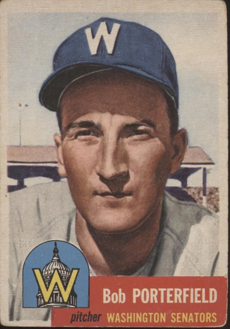 Bob Porterfield 1953 Topps #108 Washington Senators VG #1