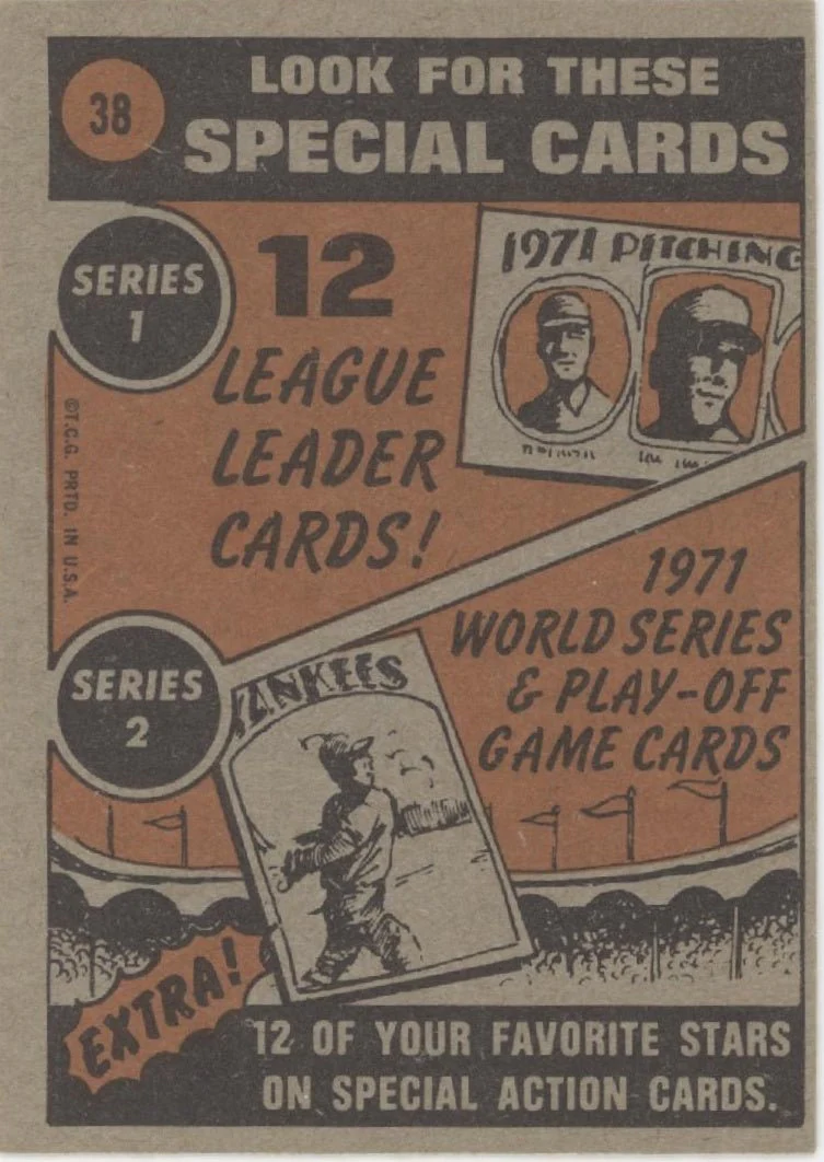 Carl Yastrzemski 1972 Topps In Action #38 Boston Red Sox VG-EX #2