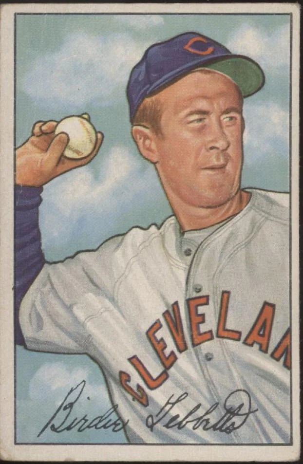 George Tebbetts 1952 Bowman #124 Cleveland Indians VG-EX