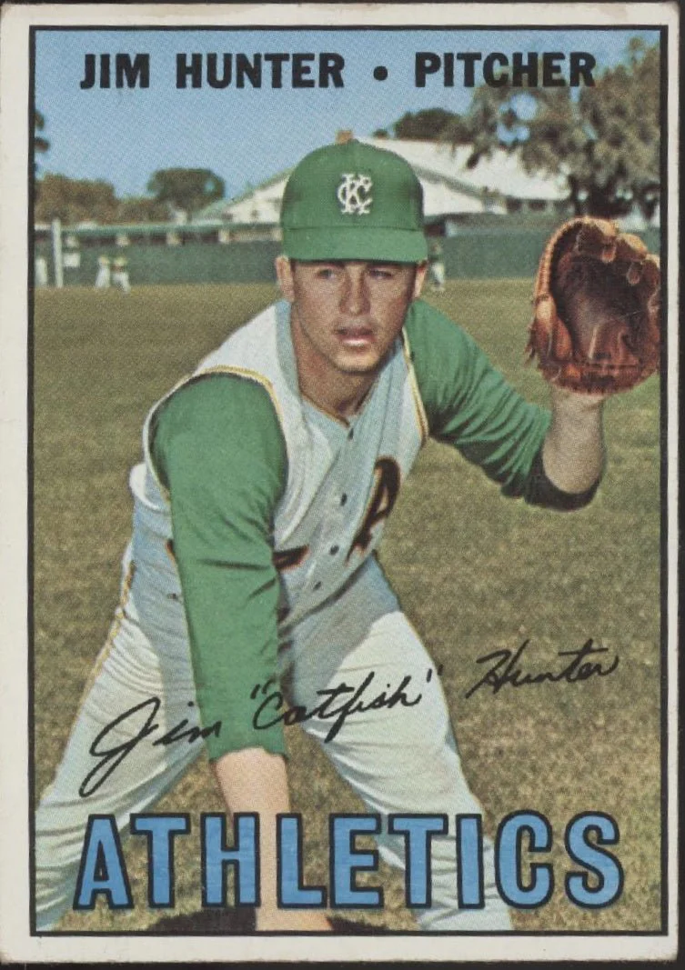 Jim Hunter 1967 Topps #369 Kansas City Athletics VG #3