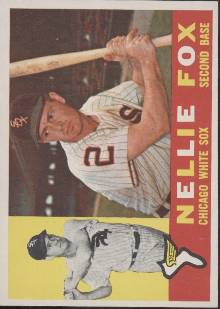 Nellie Fox 1960 Topps #100 Chicago White Sox EX #2