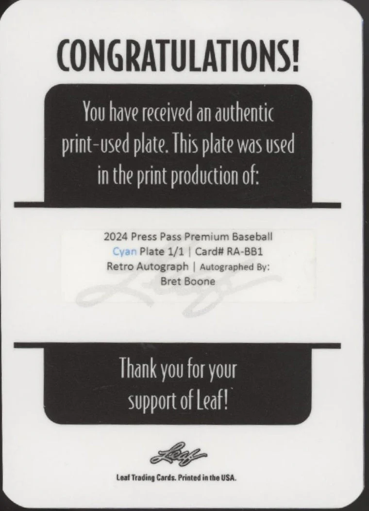 1257-bret-boone-2024-leaf-press-pass-premium-cyan-plate-retro-auto-1-1-2.webp Bret Boone 2024 Leaf Press Pass Premium Cyan Plate Retro Auto 1/1