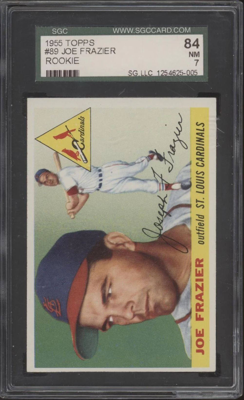 Joe Frazier 1955 Topps RC #89 SGC 7
